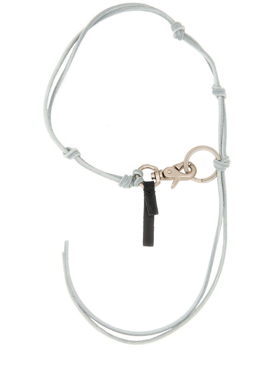 Our Legacy OUR LEGACY LEATHER KEYCHAIN - AZURE Size ONE SIZE - 2 Thumbnail