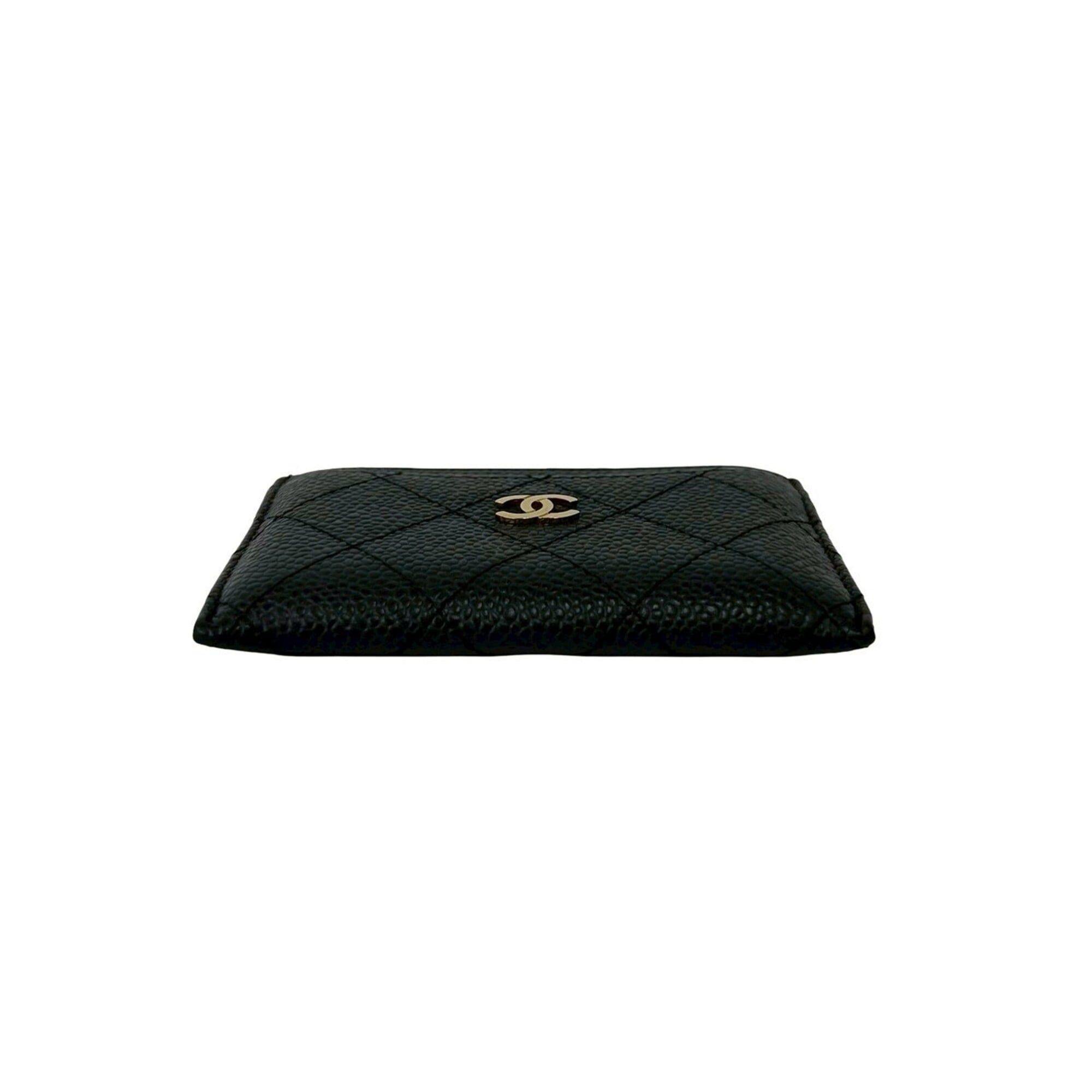 Chanel CHANEL Coco Mark Hardware Caviar Leather Business Card Holder/Card Case/Pass Case Black 49490 Size ONE SIZE - 6 Thumbnail