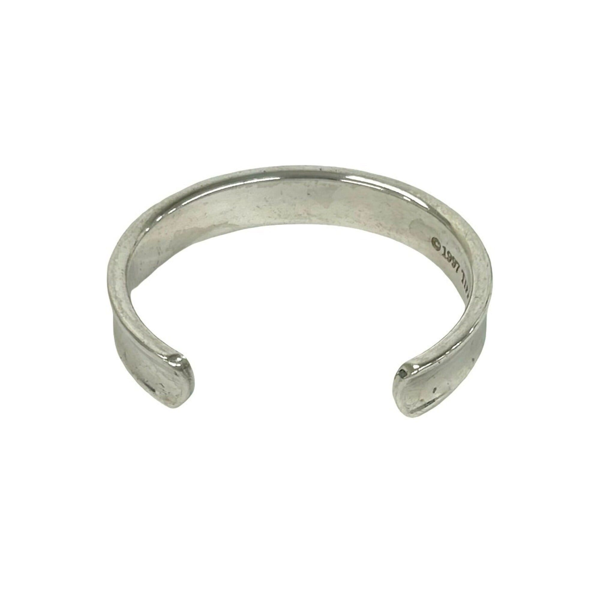 Tiffany & Co. TIFFANY&Co. Tiffany Narrow Bangle, Sterling Silver 925 Bracelet, Accessory, Silver, 17043 Size ONE SIZE - 7 Thumbnail