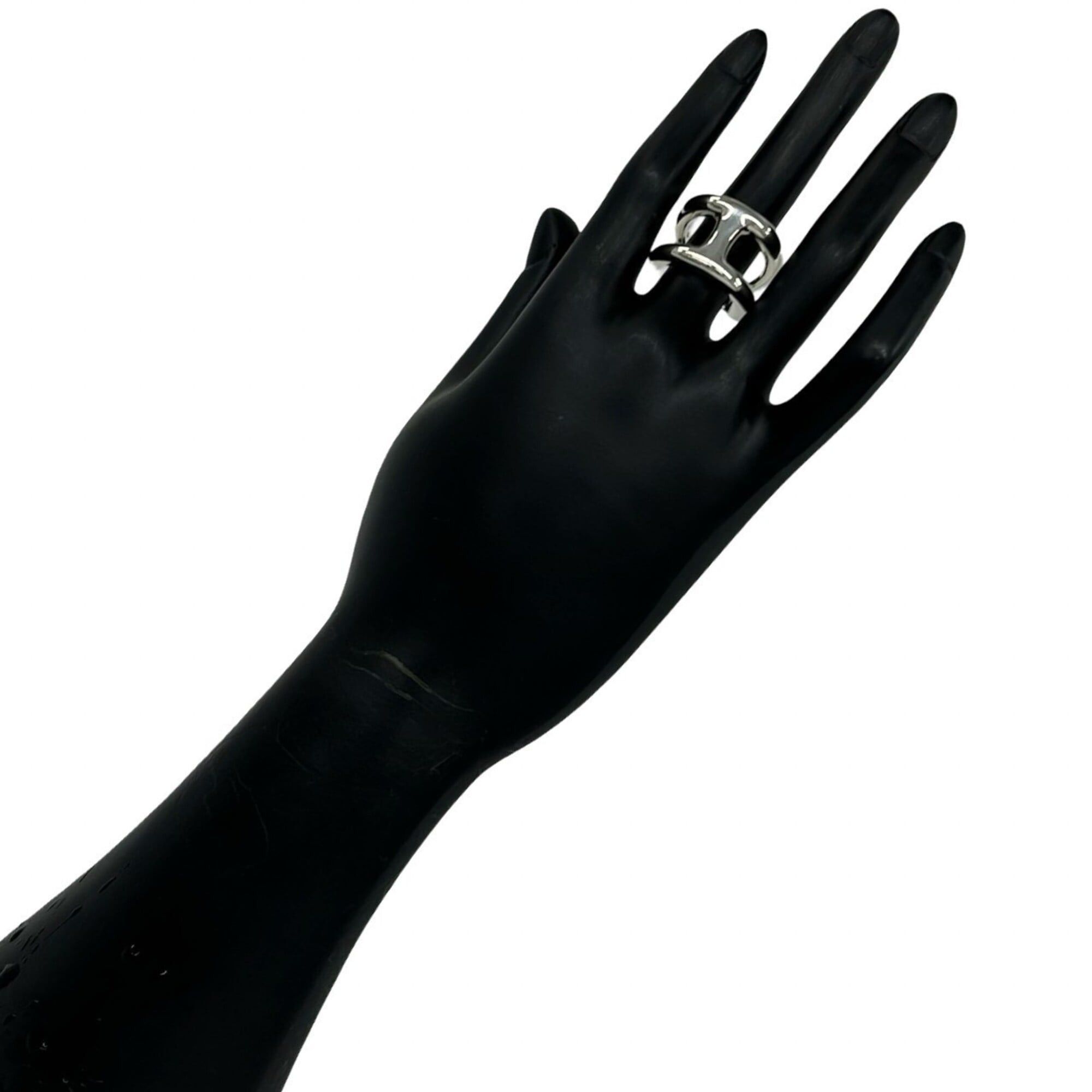 Hermes HERMES Osmos GM Ring, Sterling Silver 925, Accessory, Item No. 35501 Size ONE SIZE - 2 Thumbnail
