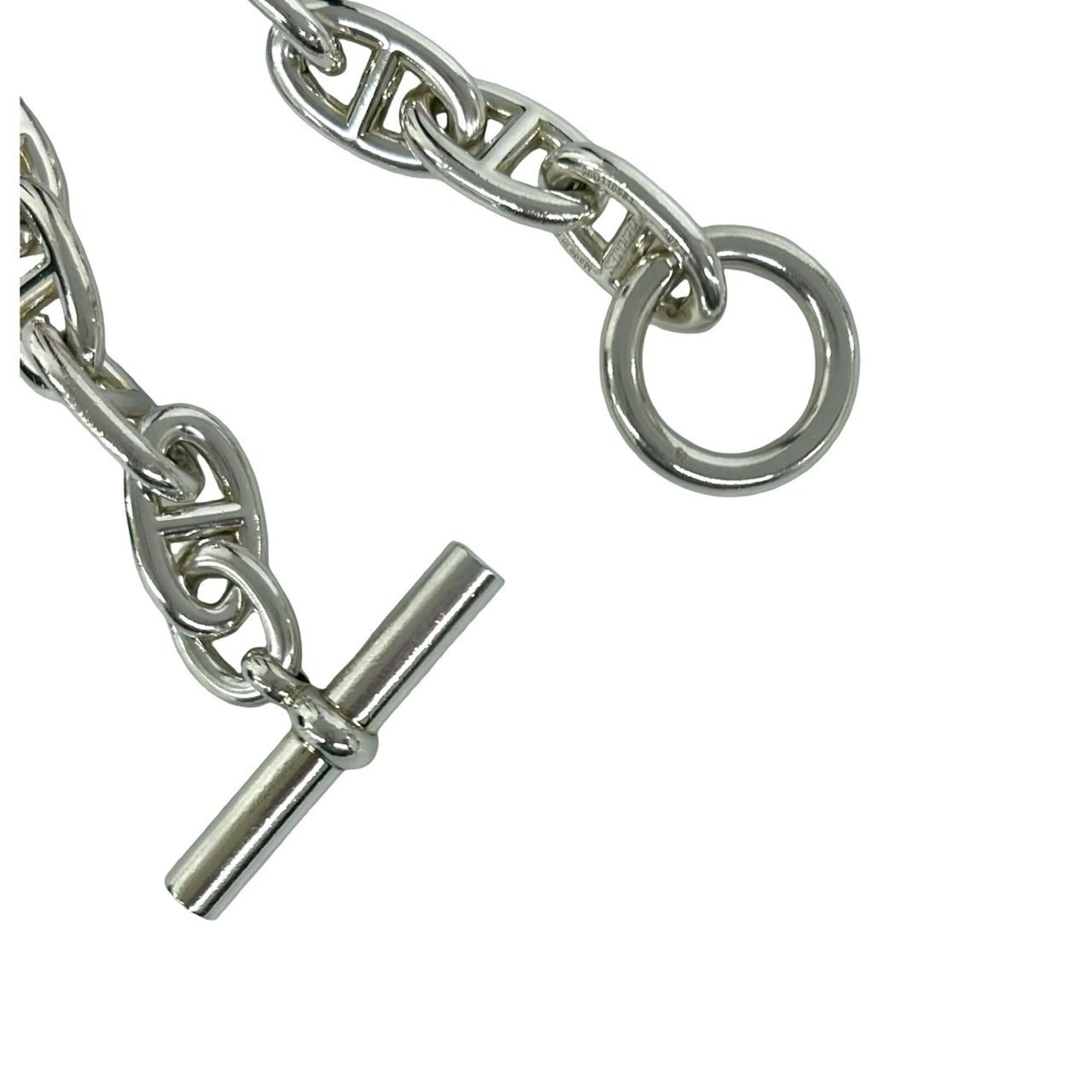 Hermes HERMES Chaine d'Ancre TGM 12-link bracelet, sterling silver (925), accessory, silver, 31239 Size ONE SIZE - 5 Thumbnail