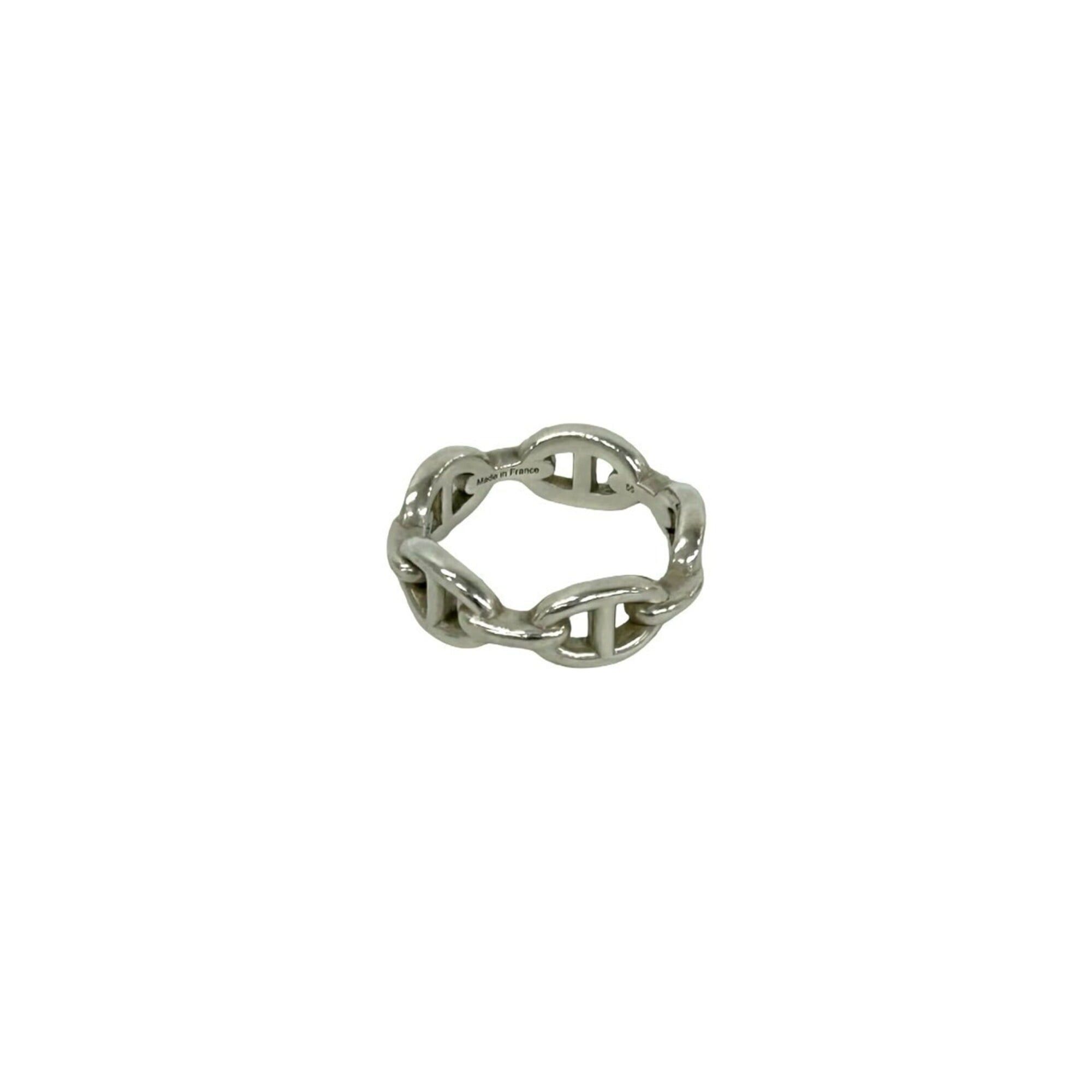 Hermes HERMES Chaine d'Ancre Enchainée Ring, Sterling Silver 925, Accessory, Silver, 61437 Size ONE SIZE - 5 Thumbnail