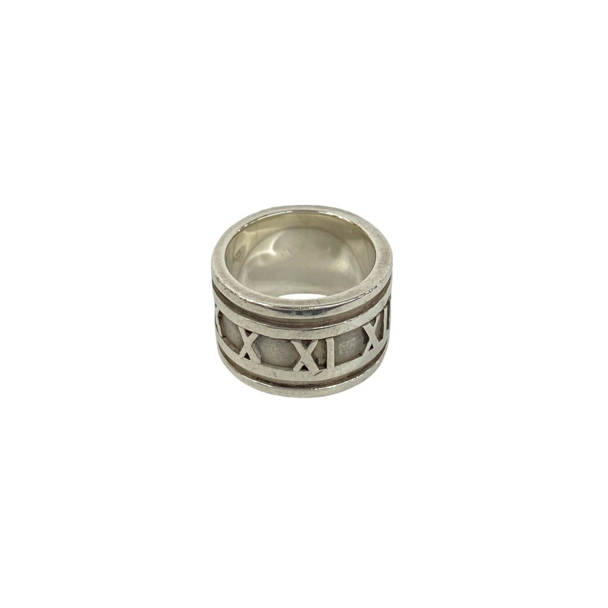 Tiffany & Co. TIFFANY&Co. Tiffany Wide Atlas Ring, Sterling Silver 925, Accessory, Silver, Item Number 21828 Size ONE SIZE - 5 Thumbnail