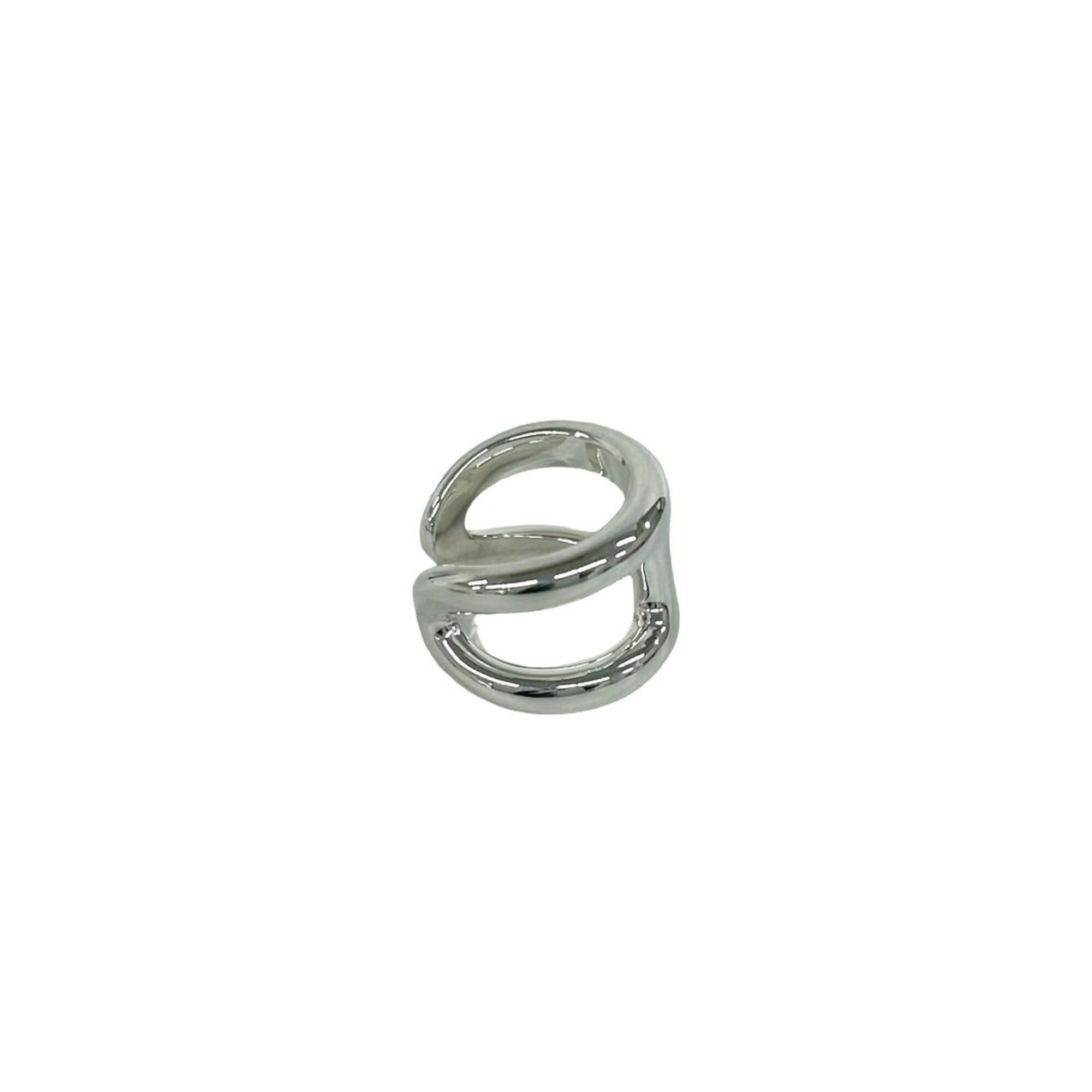 Hermes HERMES Osmo's GM Ring, Sterling Silver 925, Men's and Women's Accessory, Silver, Item No. 27330 Size ONE SIZE - 5 Thumbnail