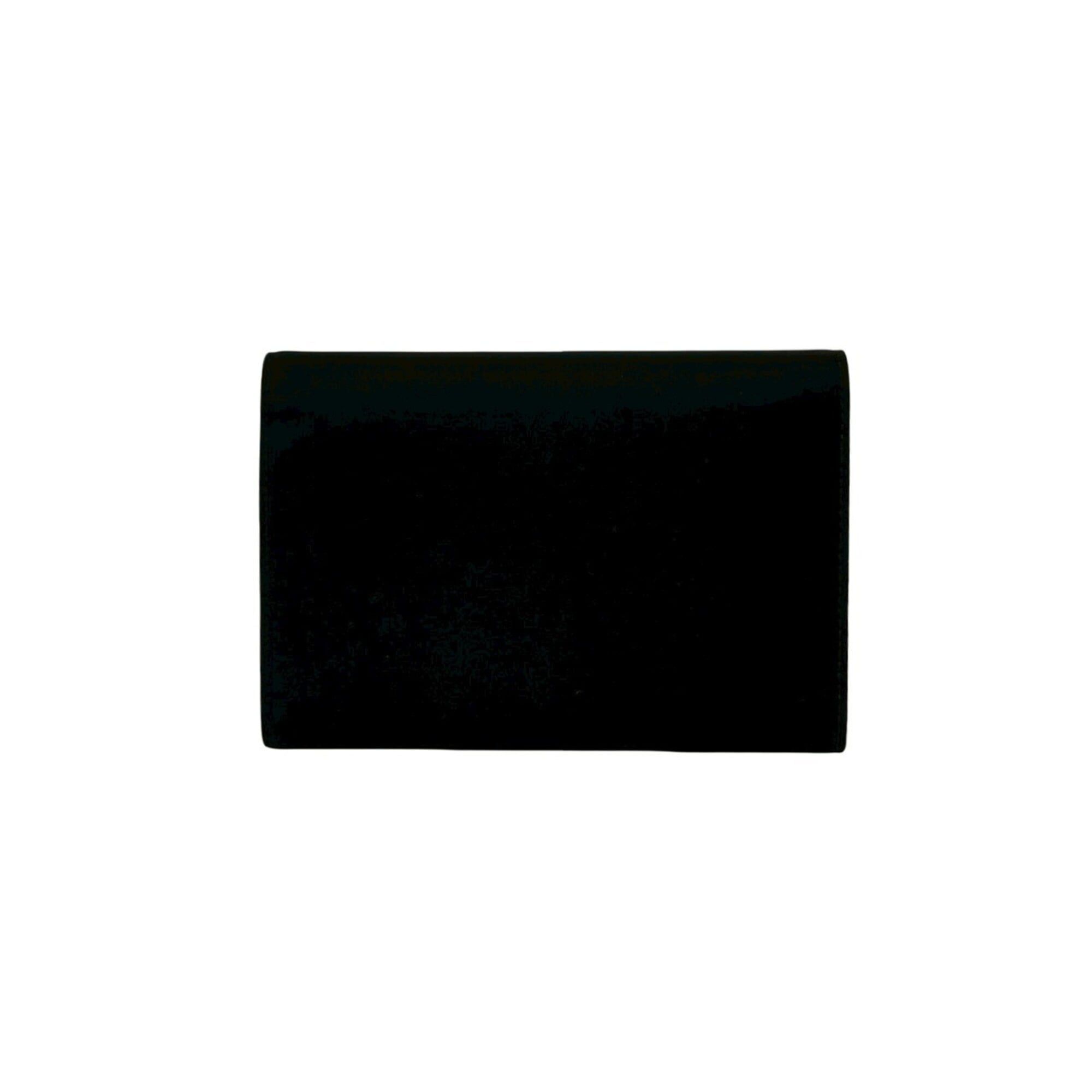 Prada PRADA Triangle Logo Hardware Tessuto Nylon Leather Tri-fold Wallet Black 22197 Size ONE SIZE - 2 Thumbnail