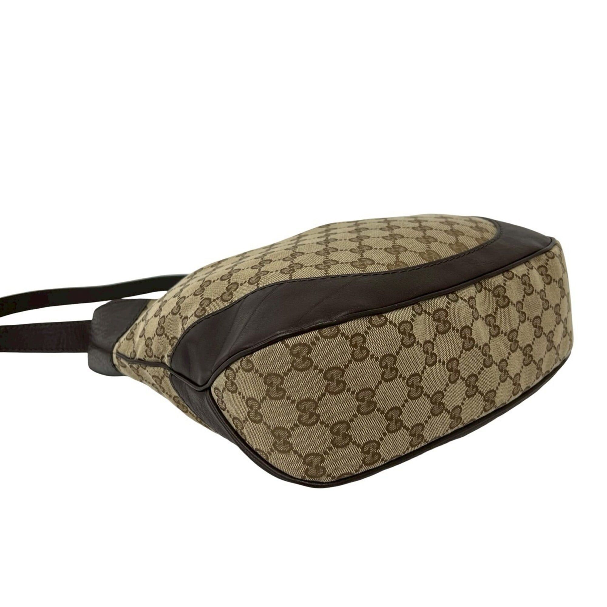 Gucci GUCCI logo hardware GG pattern canvas leather genuine shoulder bag body brown beige 05554 Size ONE SIZE - 7 Thumbnail
