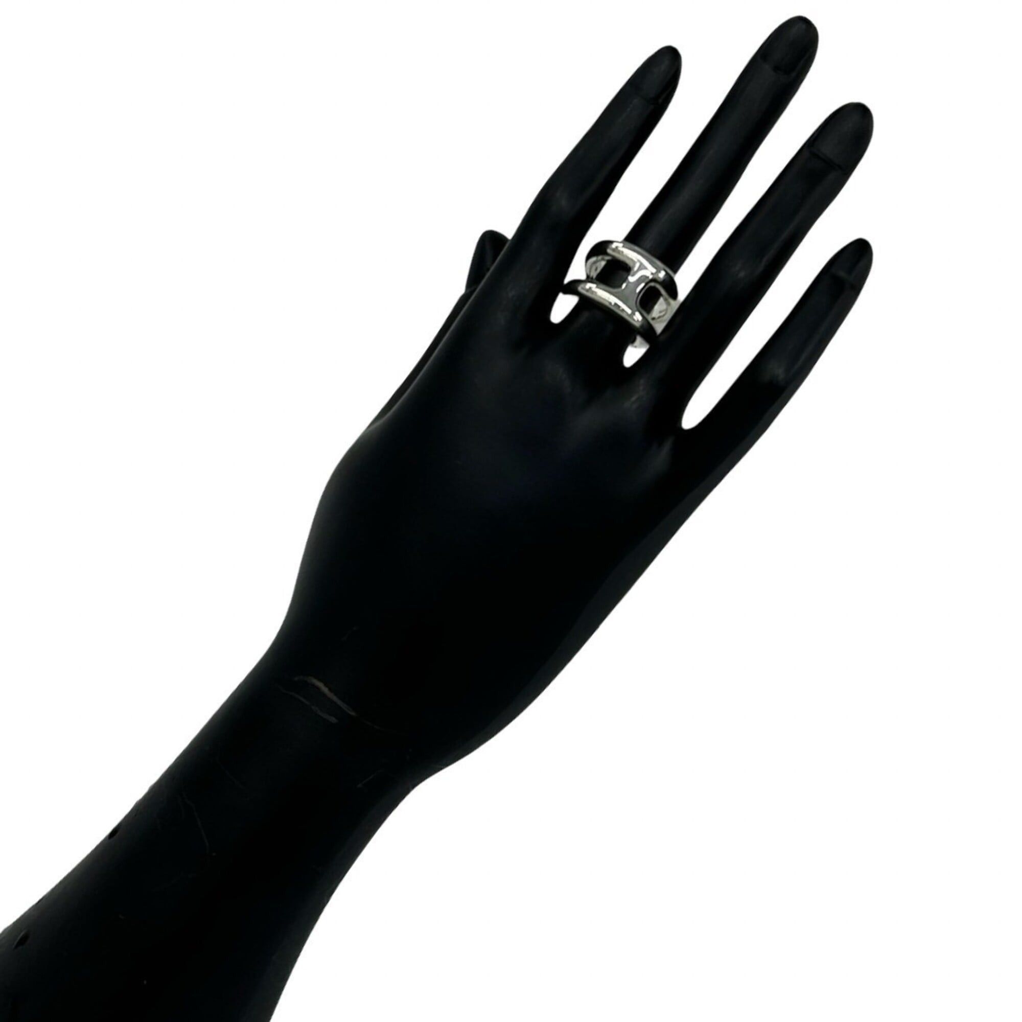 Hermes HERMES Osmo's PM Ring, Sterling Silver 925, Accessory, Item No. 35484 Size ONE SIZE - 2 Thumbnail