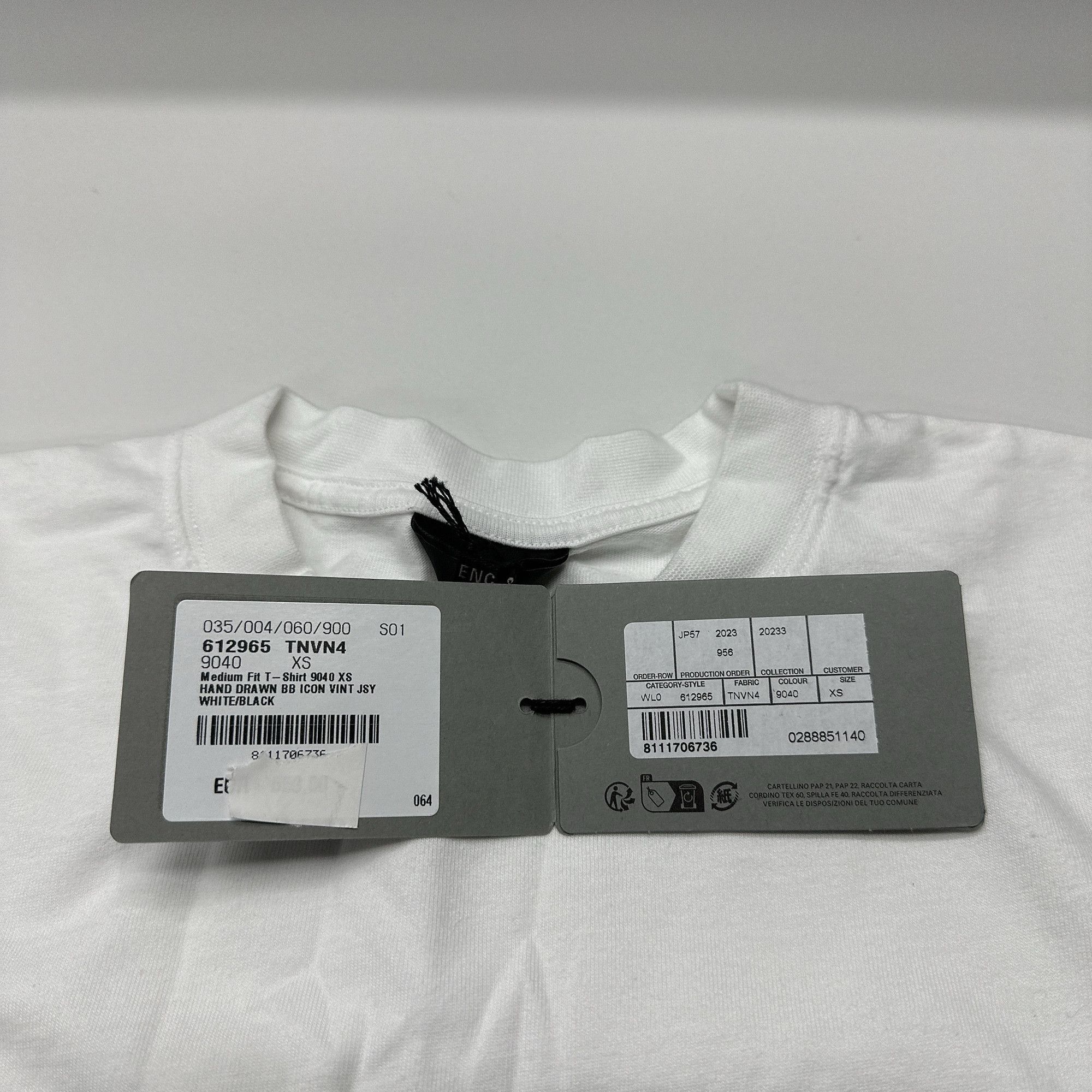 Balenciaga Balenciaga Hand Drawn BB Icon T-Shirt Size XS Size XS / US 0-2 / IT 36-38 - 4 Thumbnail