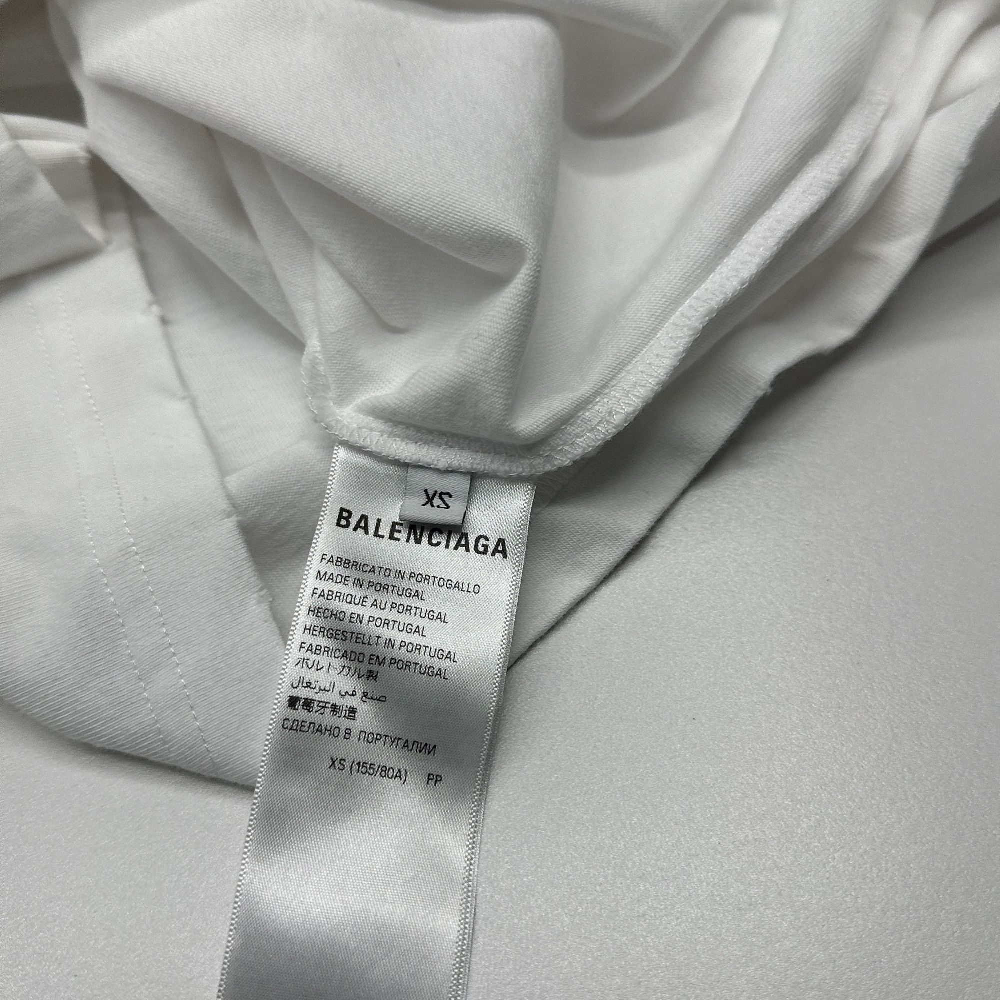 Balenciaga Balenciaga Hand Drawn BB Icon T-Shirt Size XS Size XS / US 0-2 / IT 36-38 - 5 Thumbnail