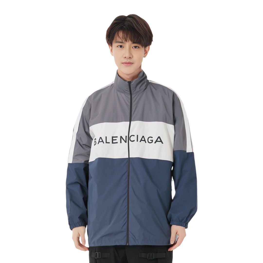 Balenciaga Balenciaga Colorblocked Logo Zip Jacket Size 38 Size S / US 4 / IT 40 - 14 Thumbnail