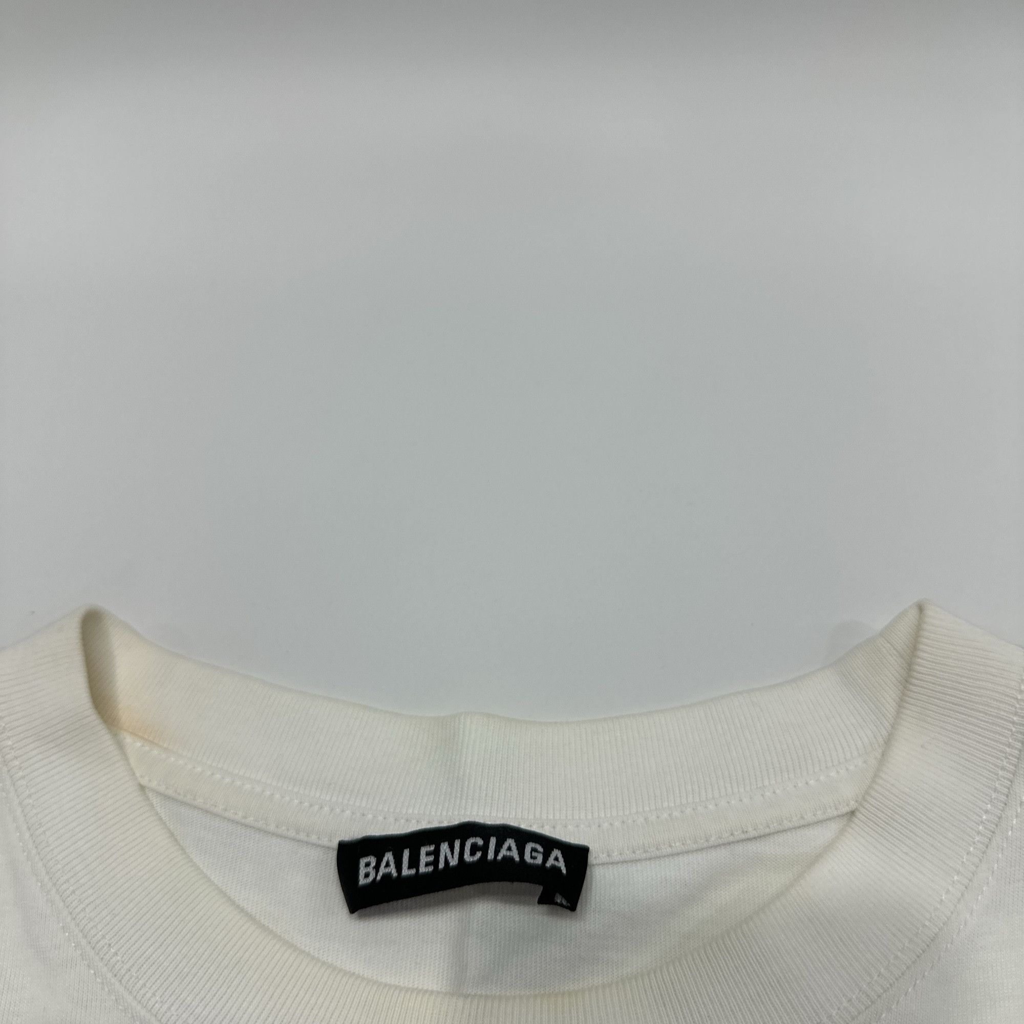 Balenciaga Balenciaga Logo Short Sleeve T-Shirt Size M Size US M / EU 48-50 / 2 - 3 Thumbnail
