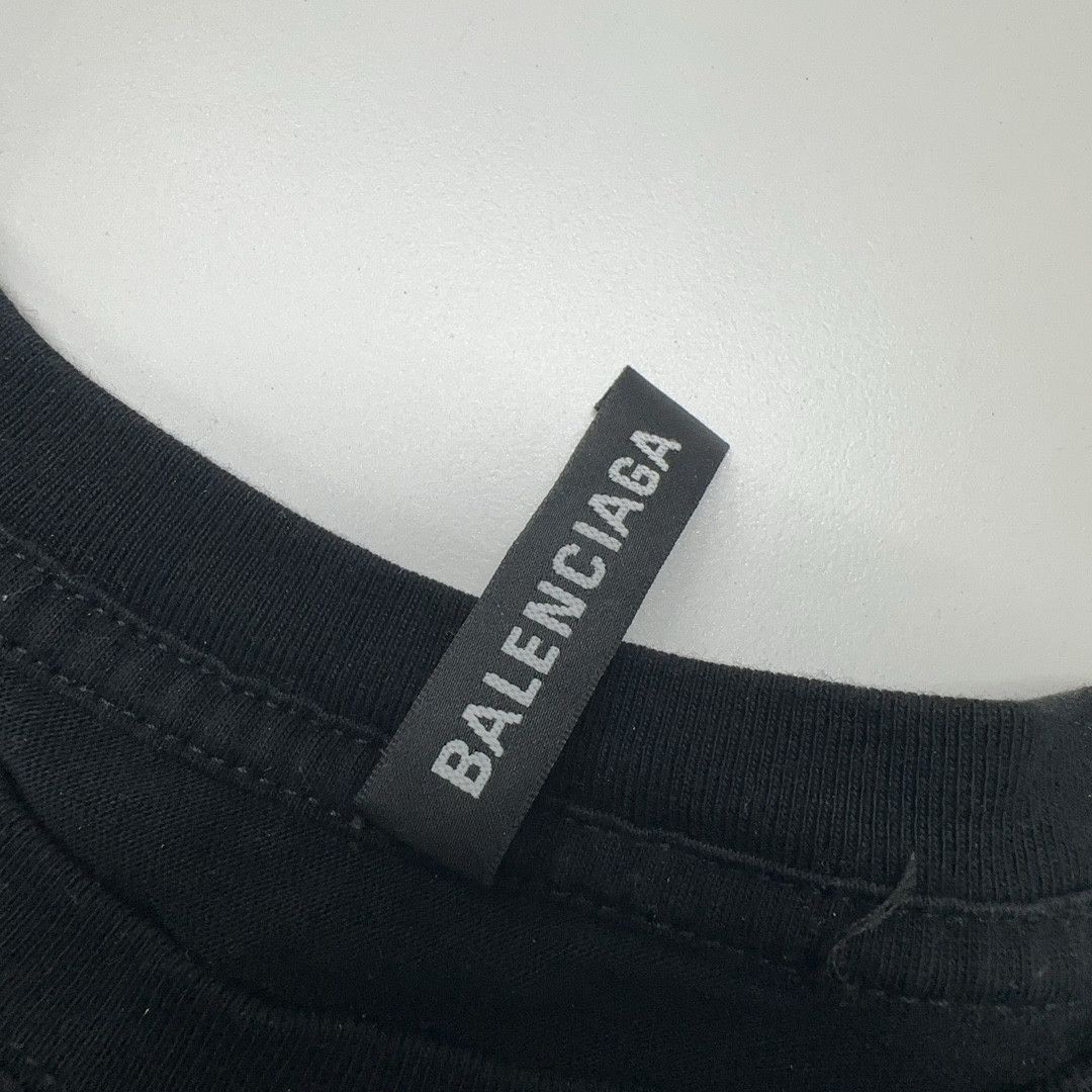 Balenciaga Balenciaga Logo Print Short Sleeve T-Shirt Size M Size US M / EU 48-50 / 2 - 4 Thumbnail