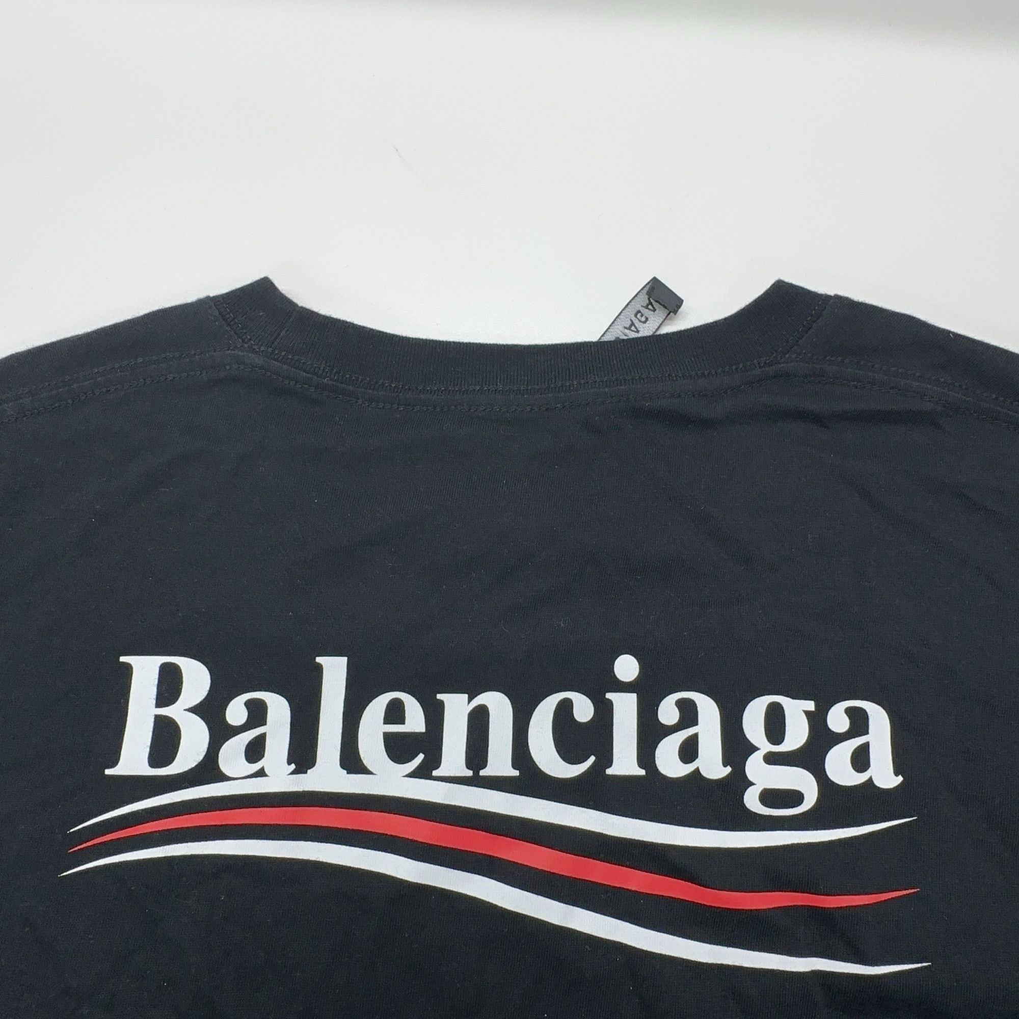 Balenciaga Balenciaga Logo Print Short Sleeve T-Shirt Size M Size US M / EU 48-50 / 2 - 12 Thumbnail