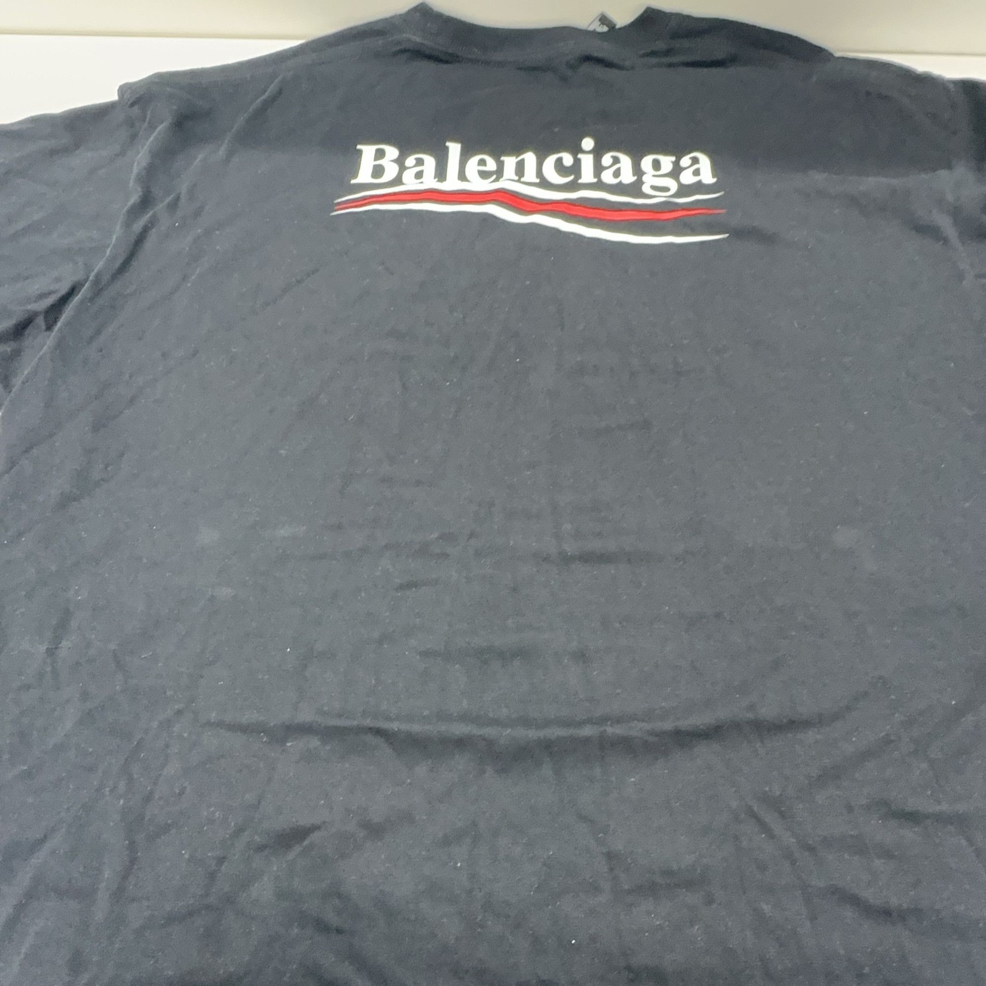 Balenciaga Balenciaga Logo Print Short Sleeve T-Shirt Size M Size US M / EU 48-50 / 2 - 13 Thumbnail