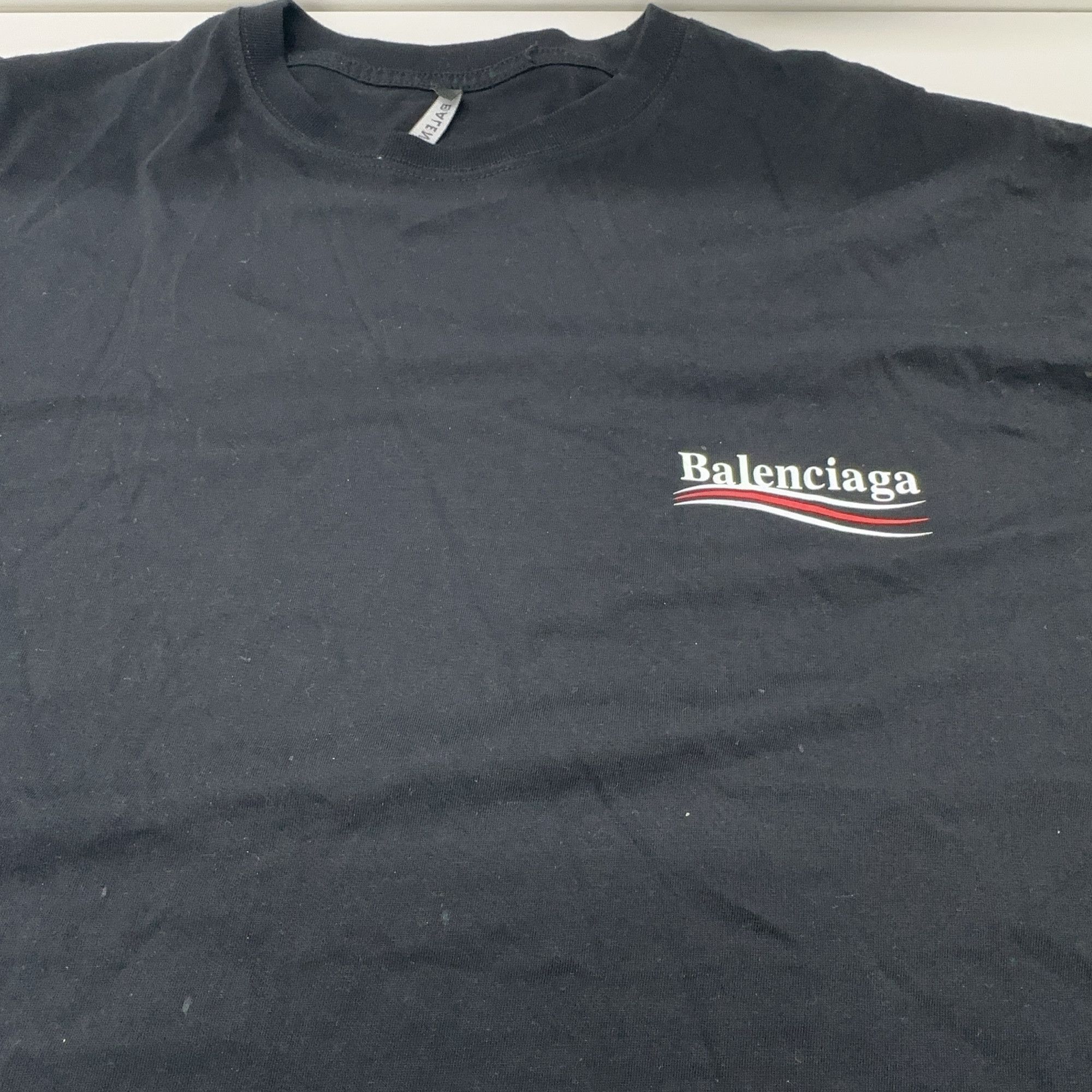 Balenciaga Balenciaga Logo Print Short Sleeve T-Shirt Size M Size US M / EU 48-50 / 2 - 7 Thumbnail