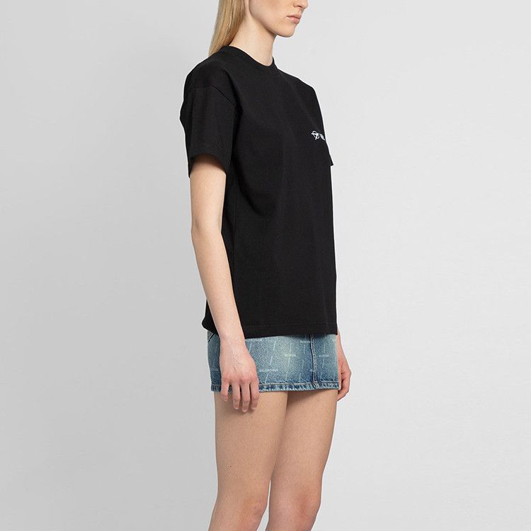 Balenciaga Balenciaga Logo Short Sleeve T-Shirt Size XS Size US XS / EU 42 / 0 - 11 Thumbnail