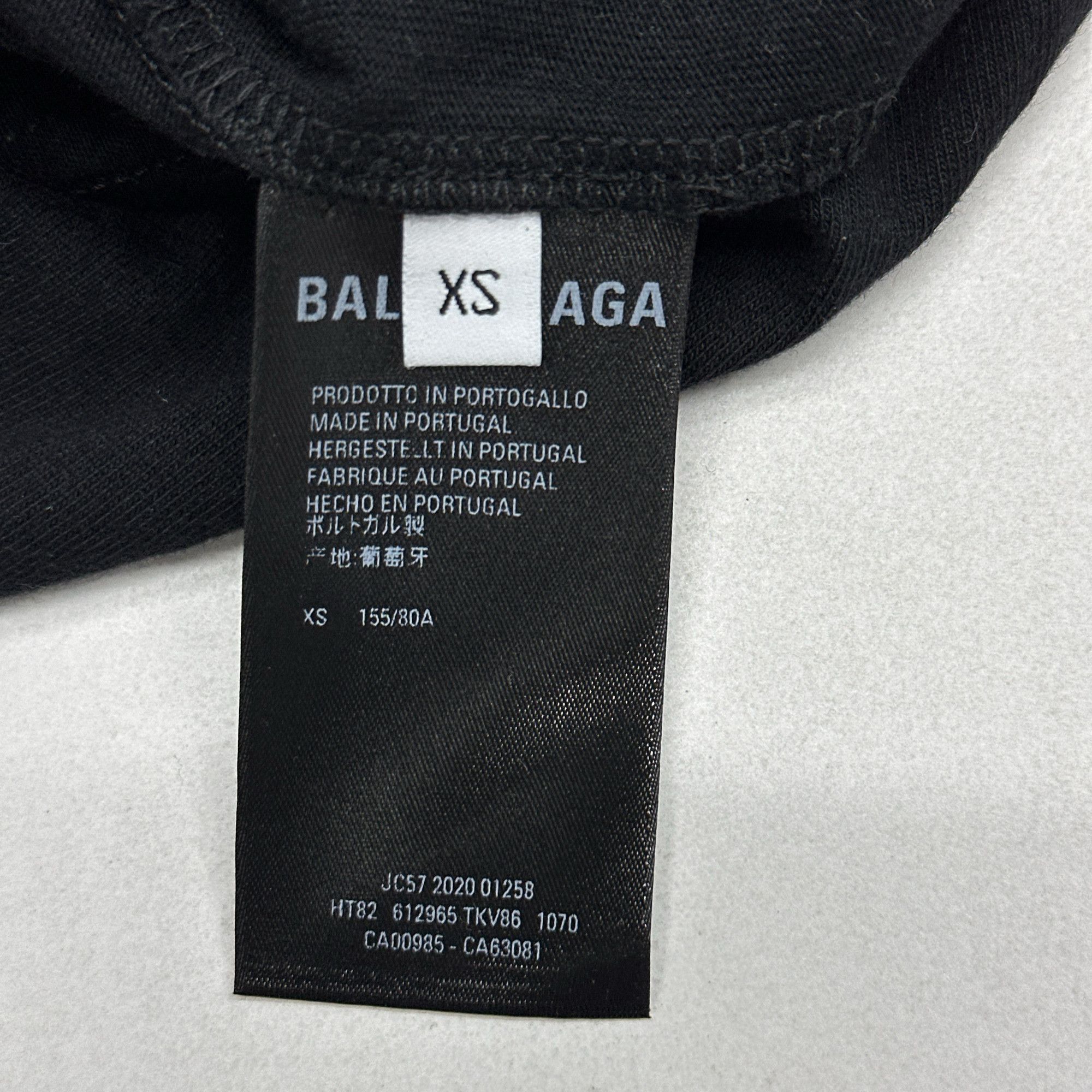 Balenciaga Balenciaga Logo Short Sleeve T-Shirt Size XS Size US XS / EU 42 / 0 - 4 Thumbnail