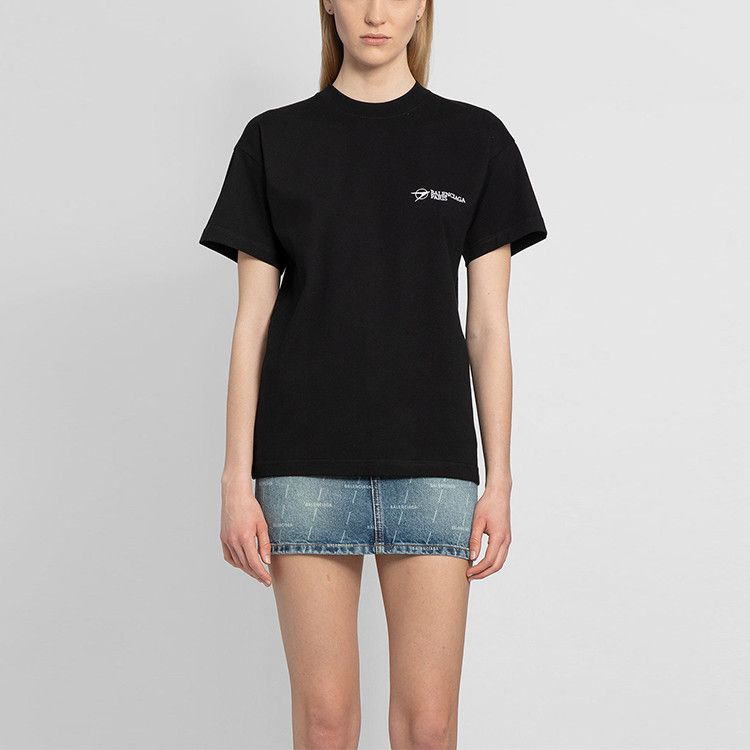 Balenciaga Balenciaga Logo Short Sleeve T-Shirt Size XS Size US XS / EU 42 / 0 - 9 Thumbnail
