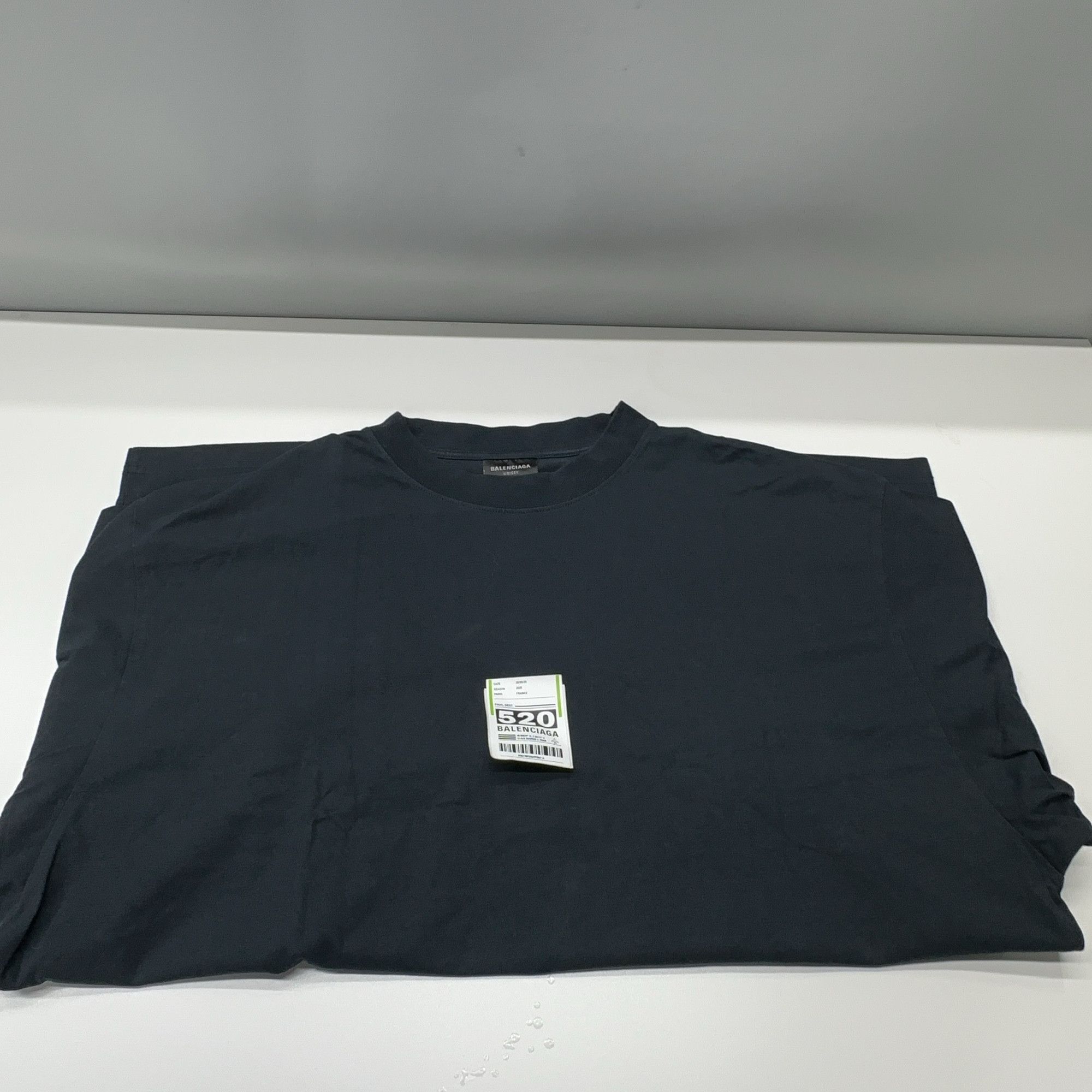 Balenciaga Balenciaga 520 Logo T-Shirt Black Size M Size US M / EU 48-50 / 2 - 7 Thumbnail