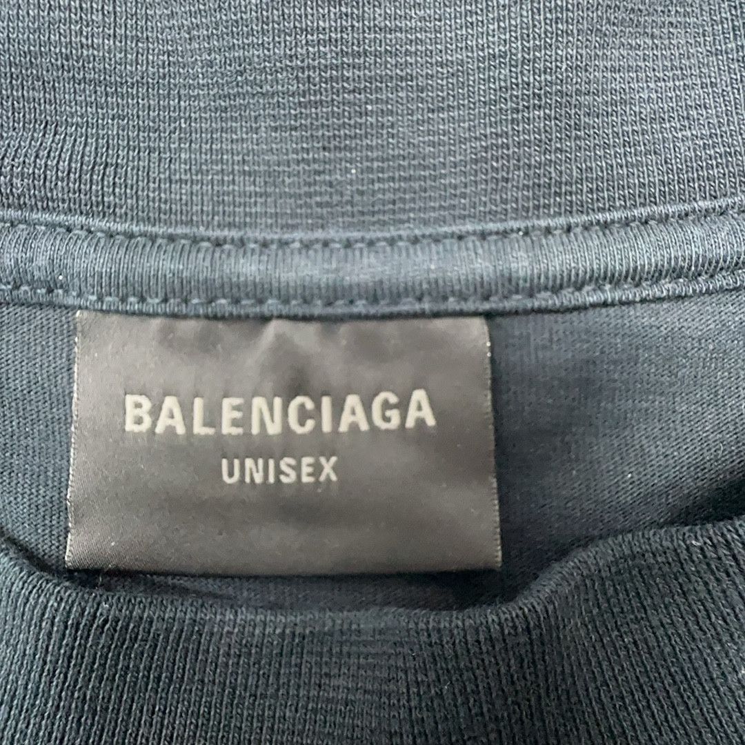 Balenciaga Balenciaga 520 Logo T-Shirt Black Size M Size US M / EU 48-50 / 2 - 3 Thumbnail