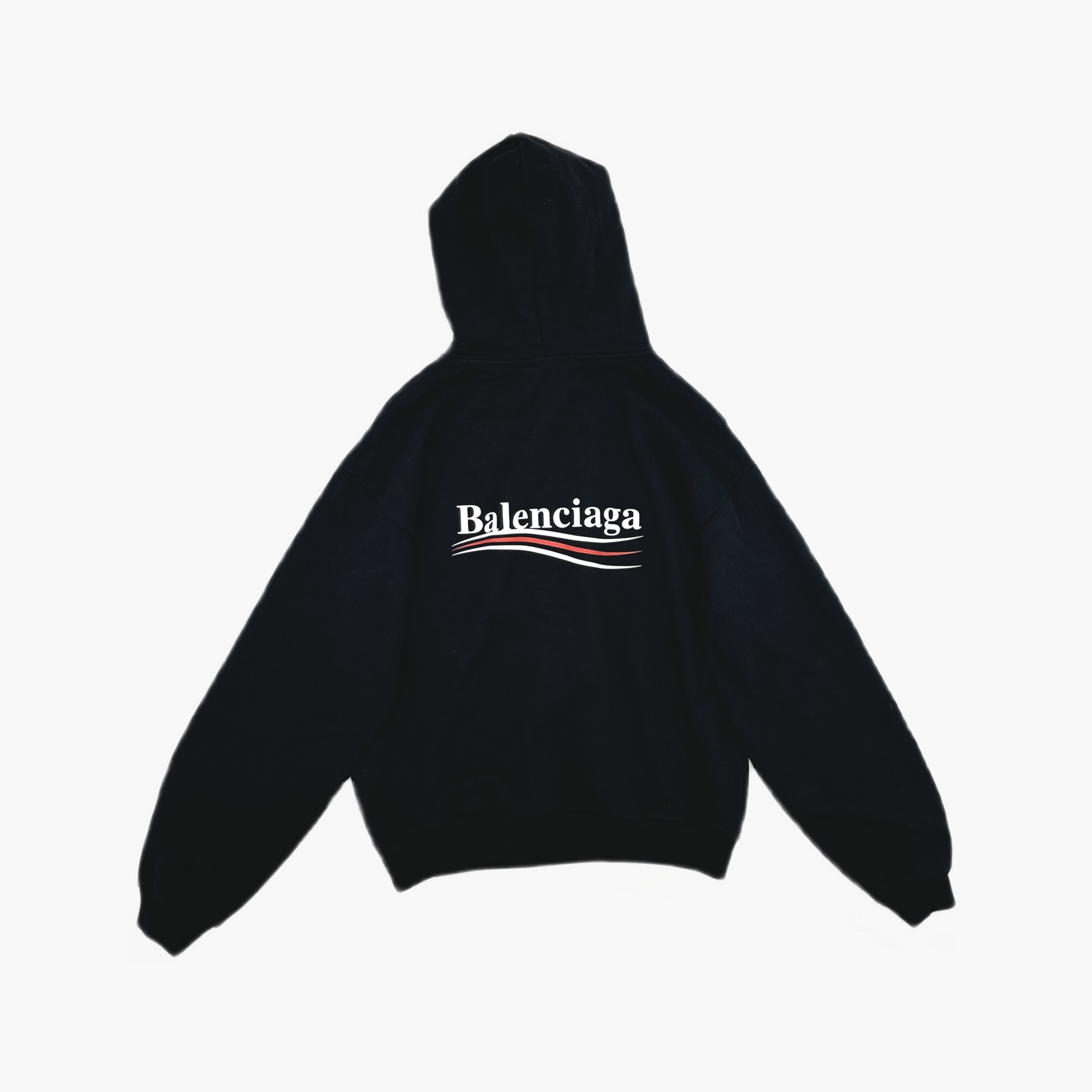 Balenciaga Balenciaga Wave Logo Hoodie Size S Size US S / EU 44-46 / 1 - 2 Thumbnail