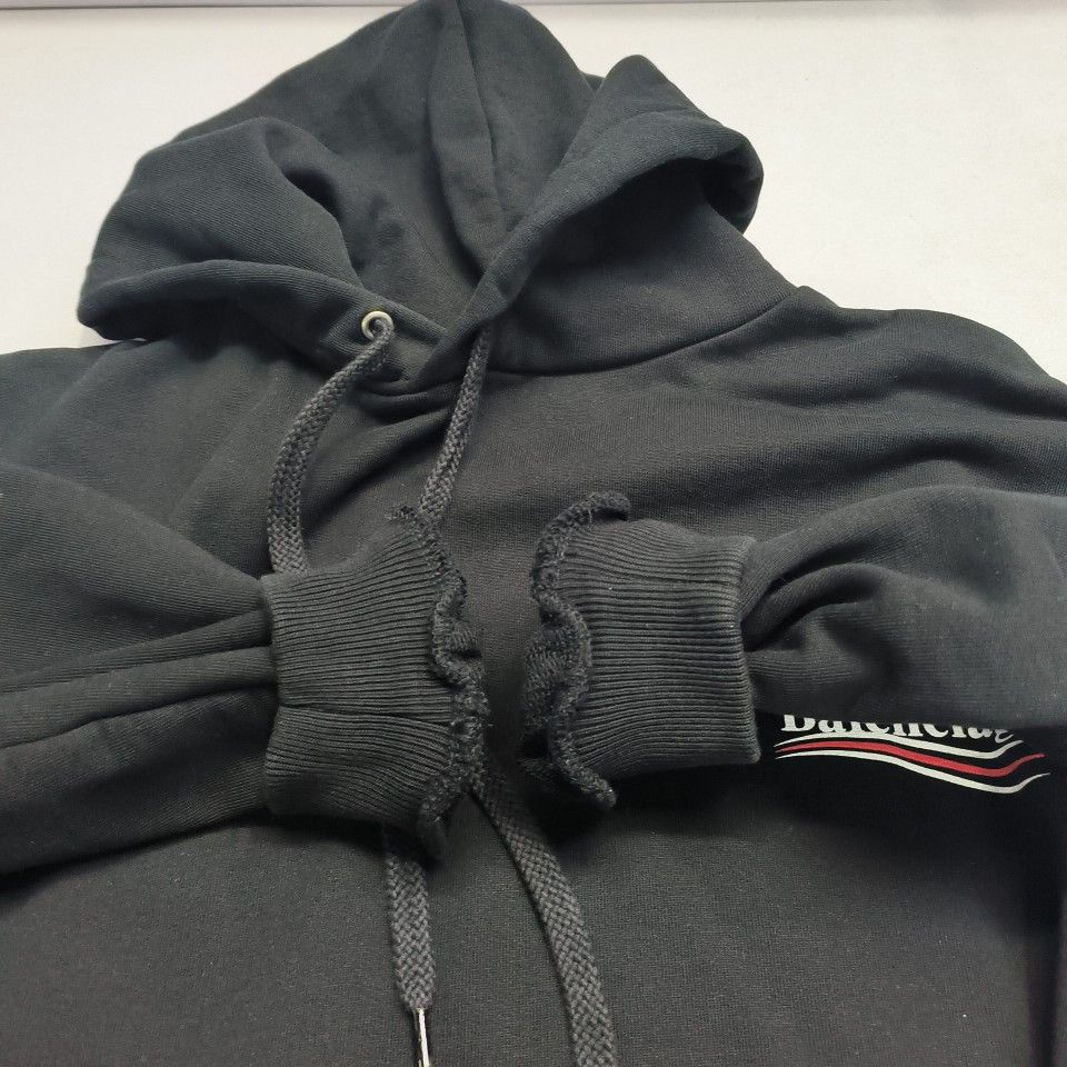 Balenciaga Balenciaga Wave Logo Hoodie Size S Size US S / EU 44-46 / 1 - 8 Thumbnail