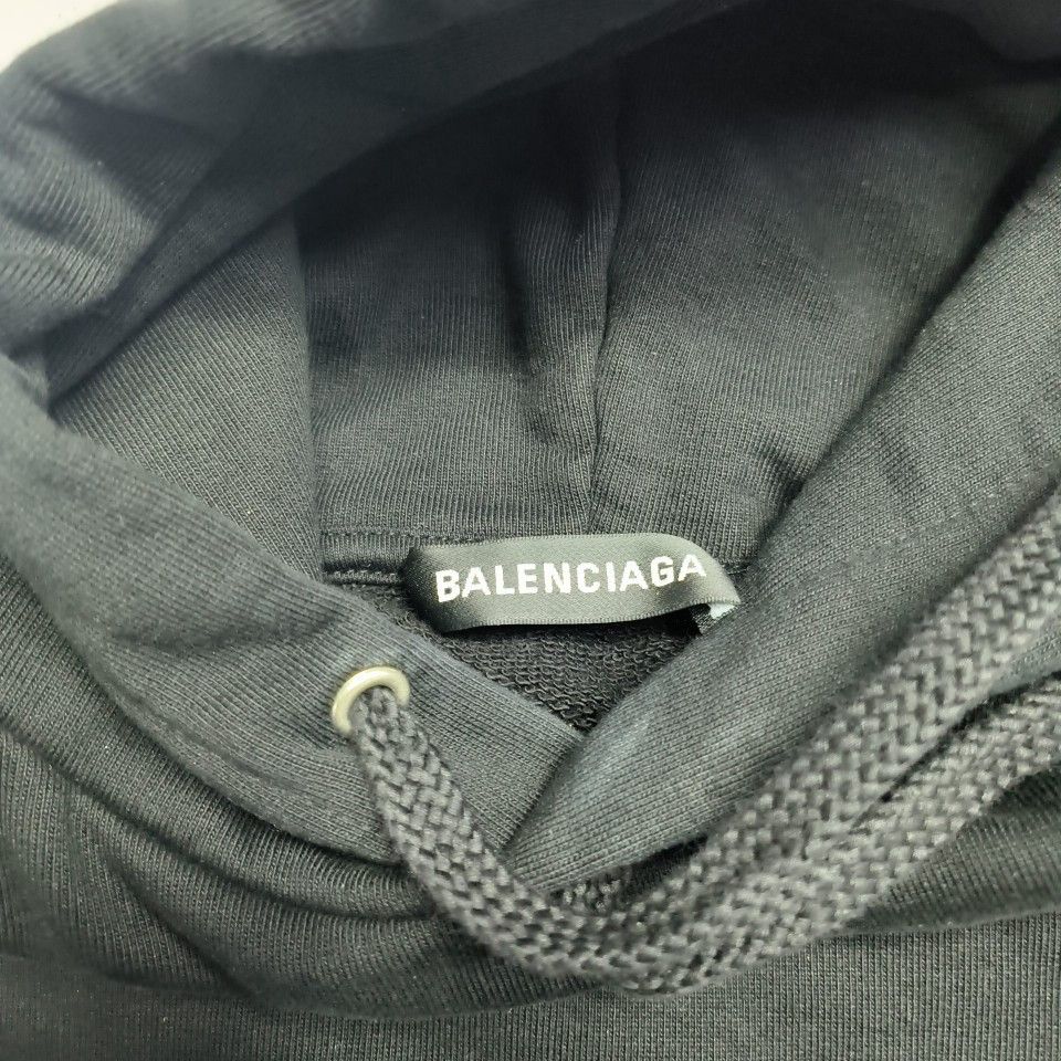 Balenciaga Balenciaga Wave Logo Hoodie Size S Size US S / EU 44-46 / 1 - 3 Thumbnail