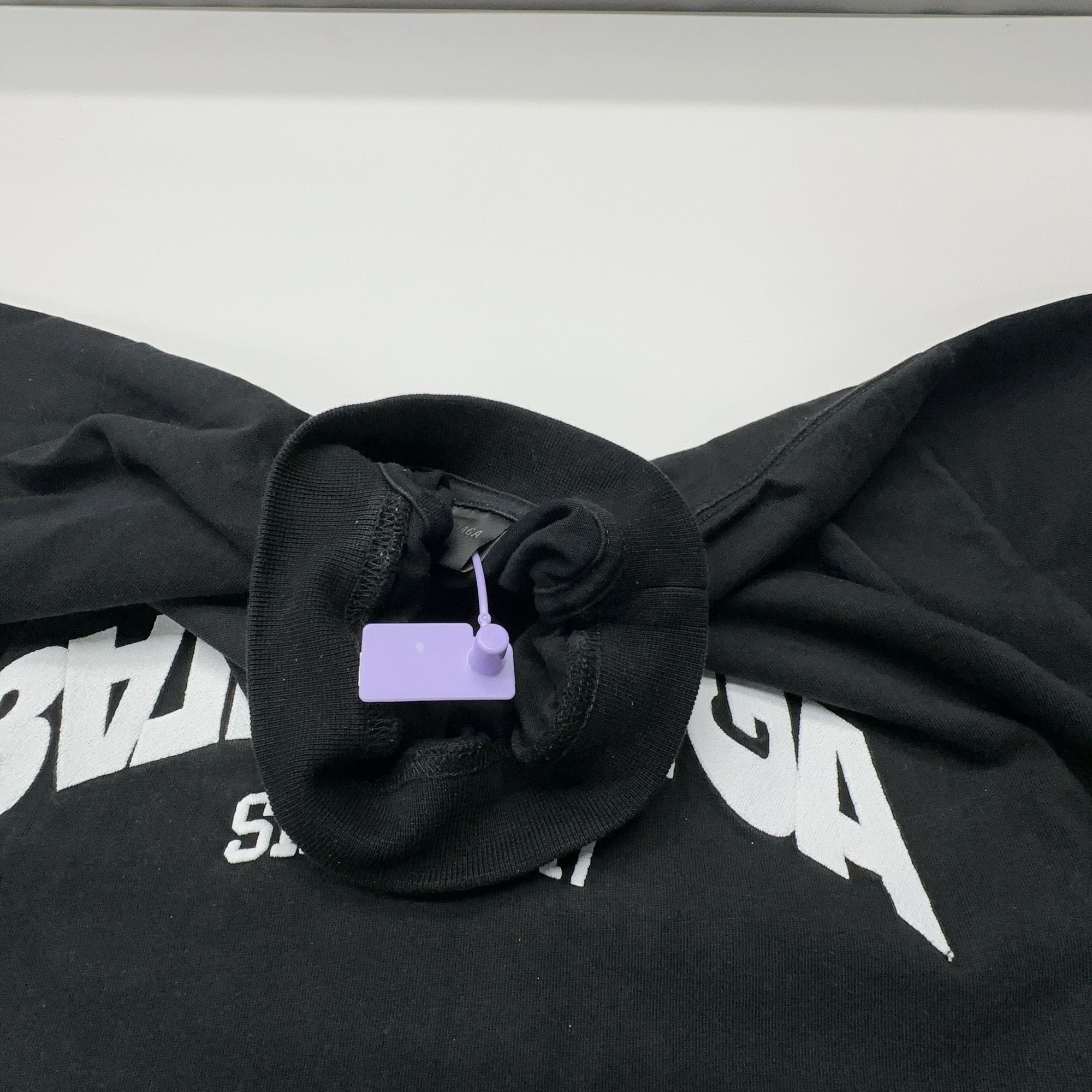 Balenciaga Balenciaga Embroidered Logo T-Shirt Size L Size US L / EU 52-54 / 3 - 6 Thumbnail