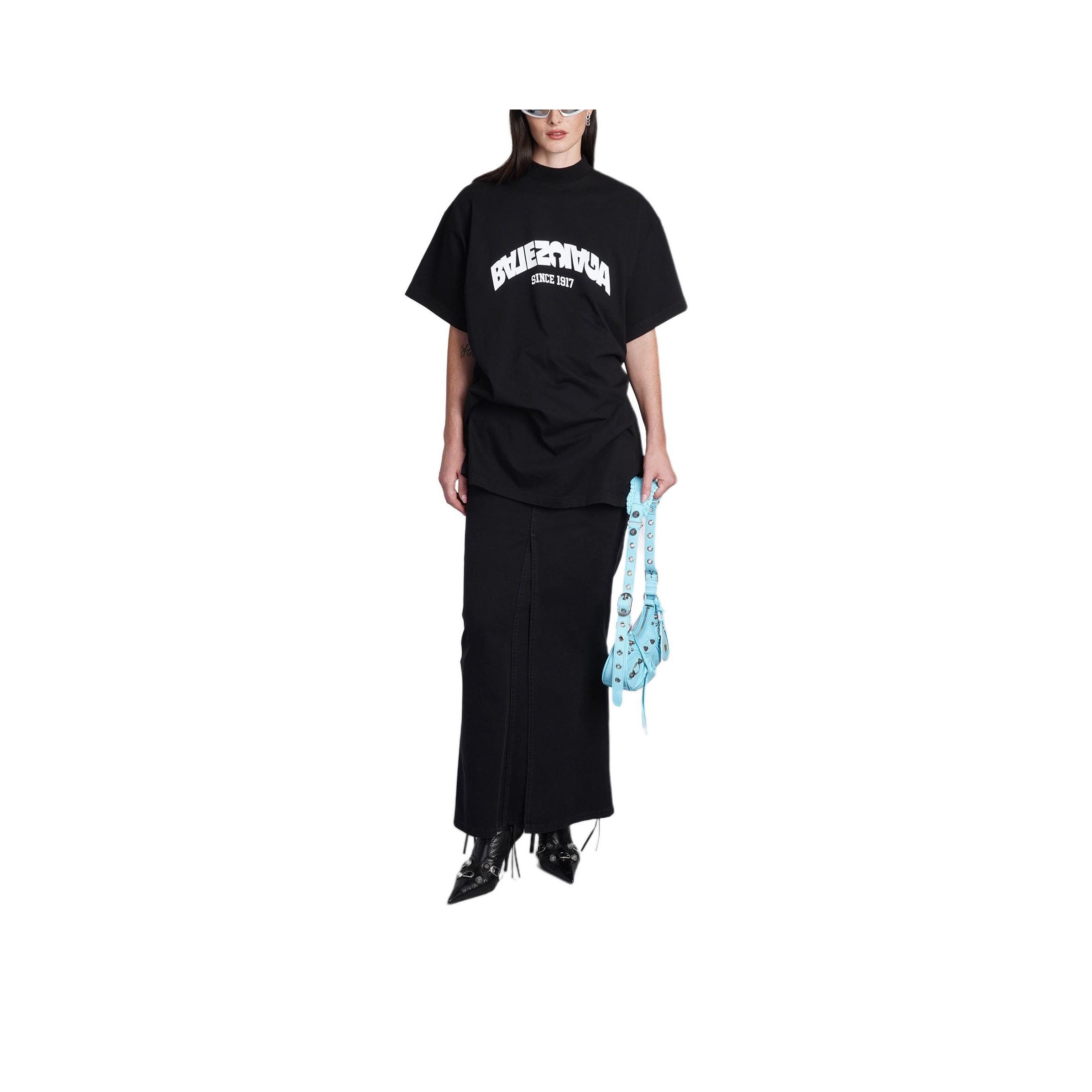 Balenciaga Balenciaga Embroidered Logo T-Shirt Size L Size US L / EU 52-54 / 3 - 16 Thumbnail
