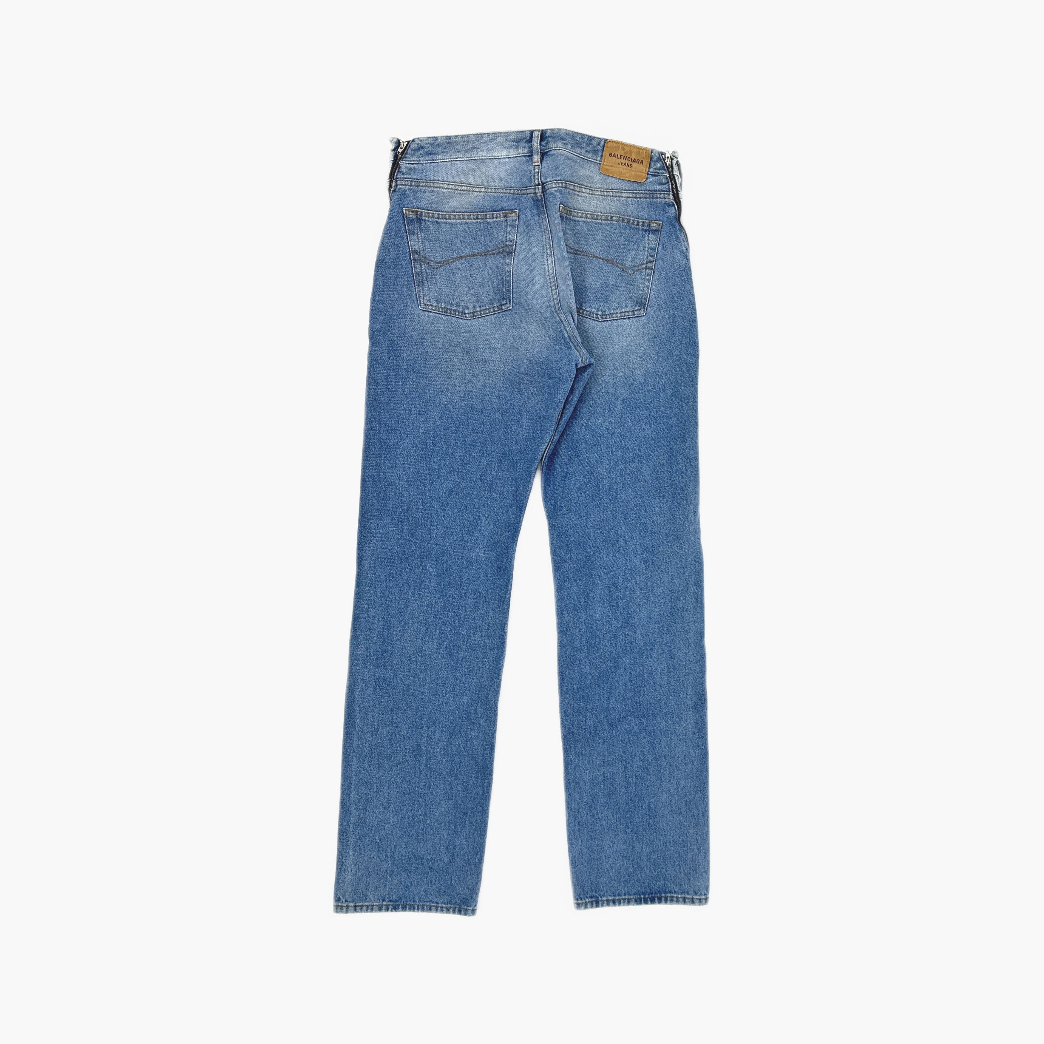 Balenciaga Balenciaga Blue Denim Jeans Size 32 Size US 32 / EU 48 - 2 Thumbnail