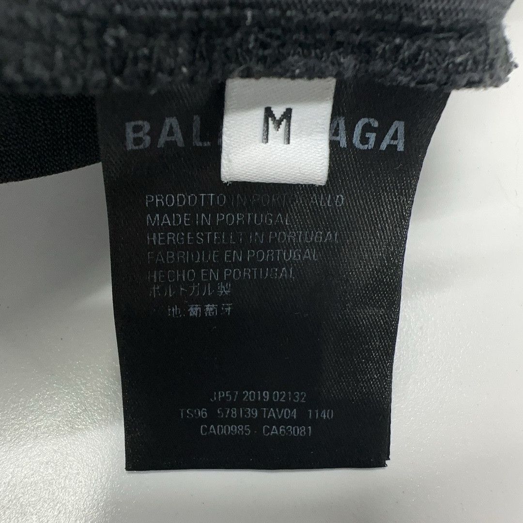 Balenciaga Balenciaga Logo Collar T-Shirt Size M Size US M / EU 48-50 / 2 - 4 Thumbnail