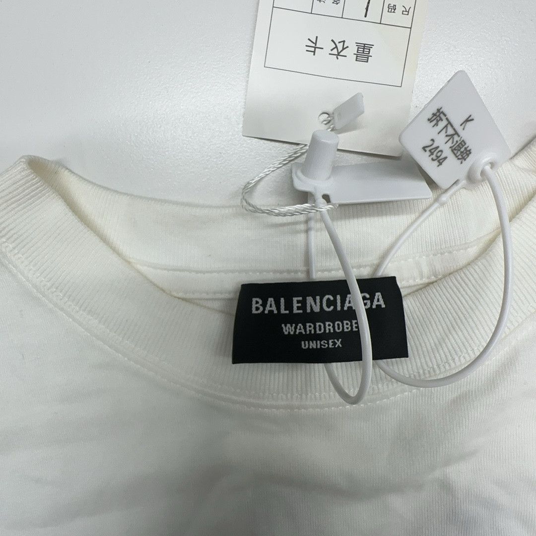 Balenciaga Balenciaga Melting Smiley T-Shirt Size L Size US L / EU 52-54 / 3 - 3 Thumbnail