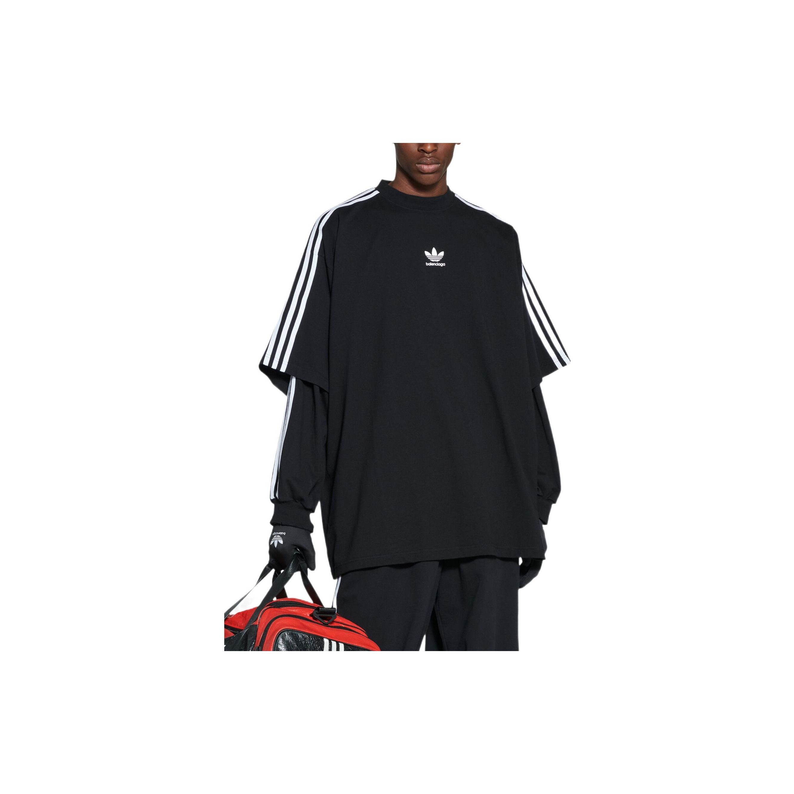 Balenciaga Balenciaga x Adidas Trefoil T-Shirt Size L Size US L / EU 52-54 / 3 - 18 Thumbnail