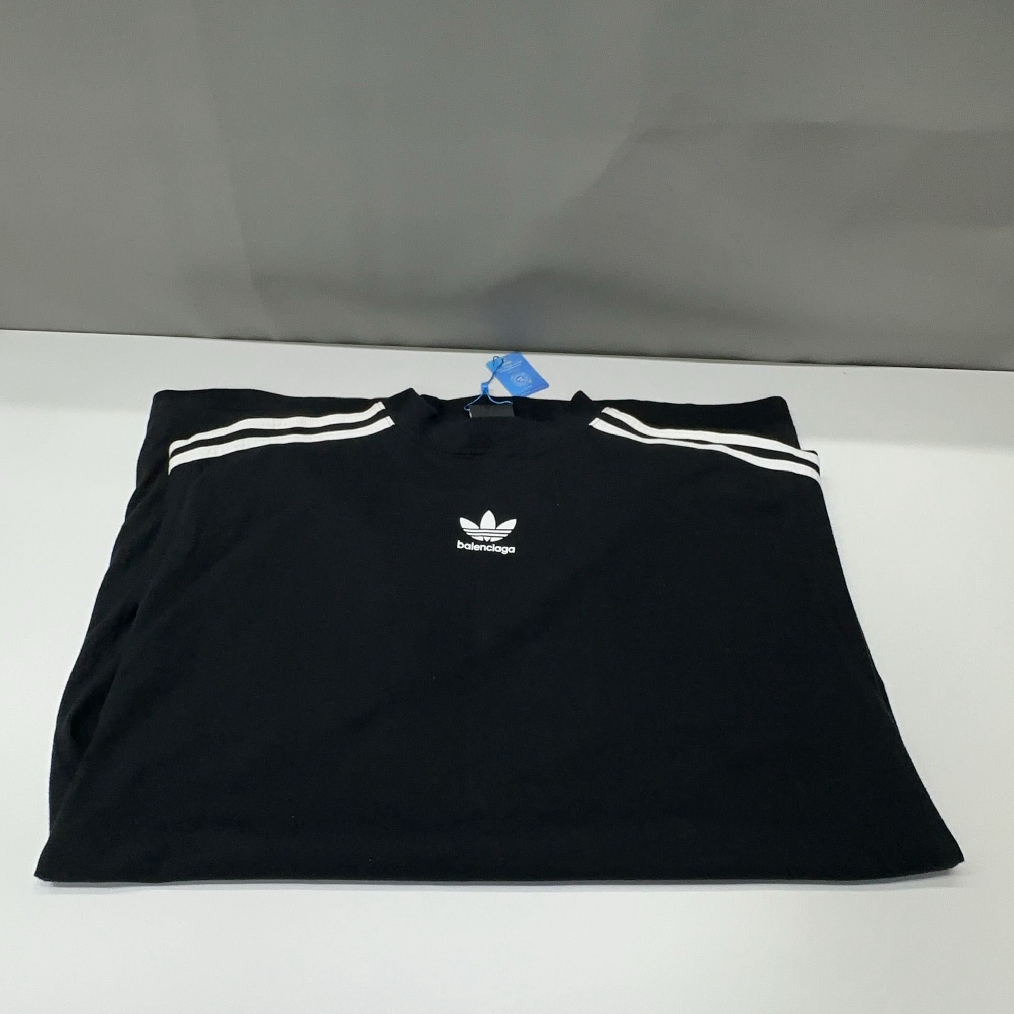 Balenciaga Balenciaga x Adidas Trefoil T-Shirt Size L Size US L / EU 52-54 / 3 - 12 Thumbnail