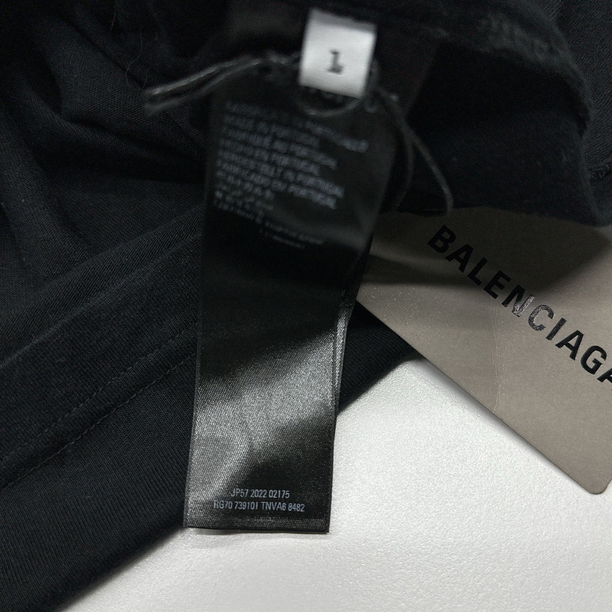 Balenciaga Balenciaga x Adidas Trefoil T-Shirt Size L Size US L / EU 52-54 / 3 - 5 Thumbnail