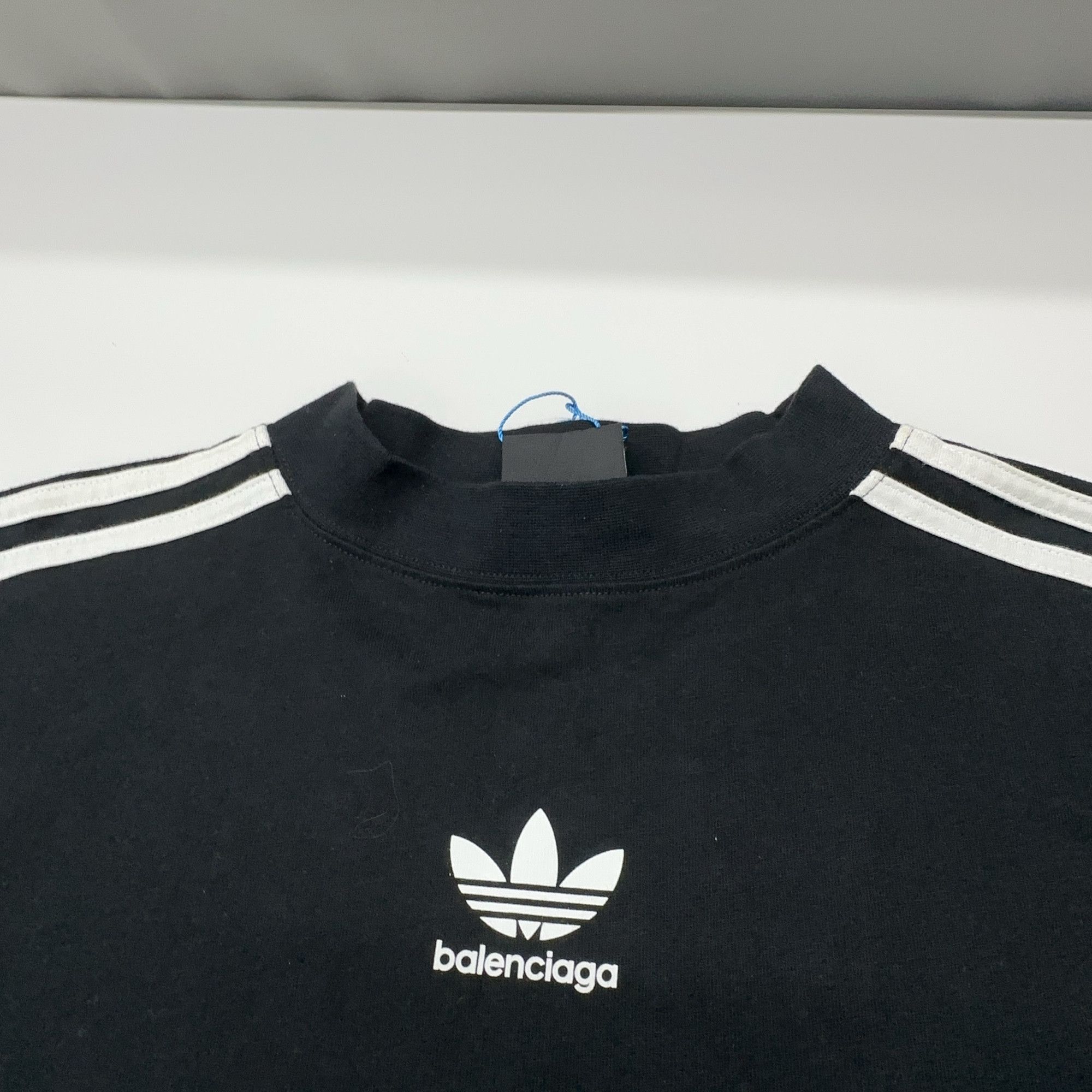 Balenciaga Balenciaga x Adidas Trefoil T-Shirt Size L Size US L / EU 52-54 / 3 - 8 Thumbnail