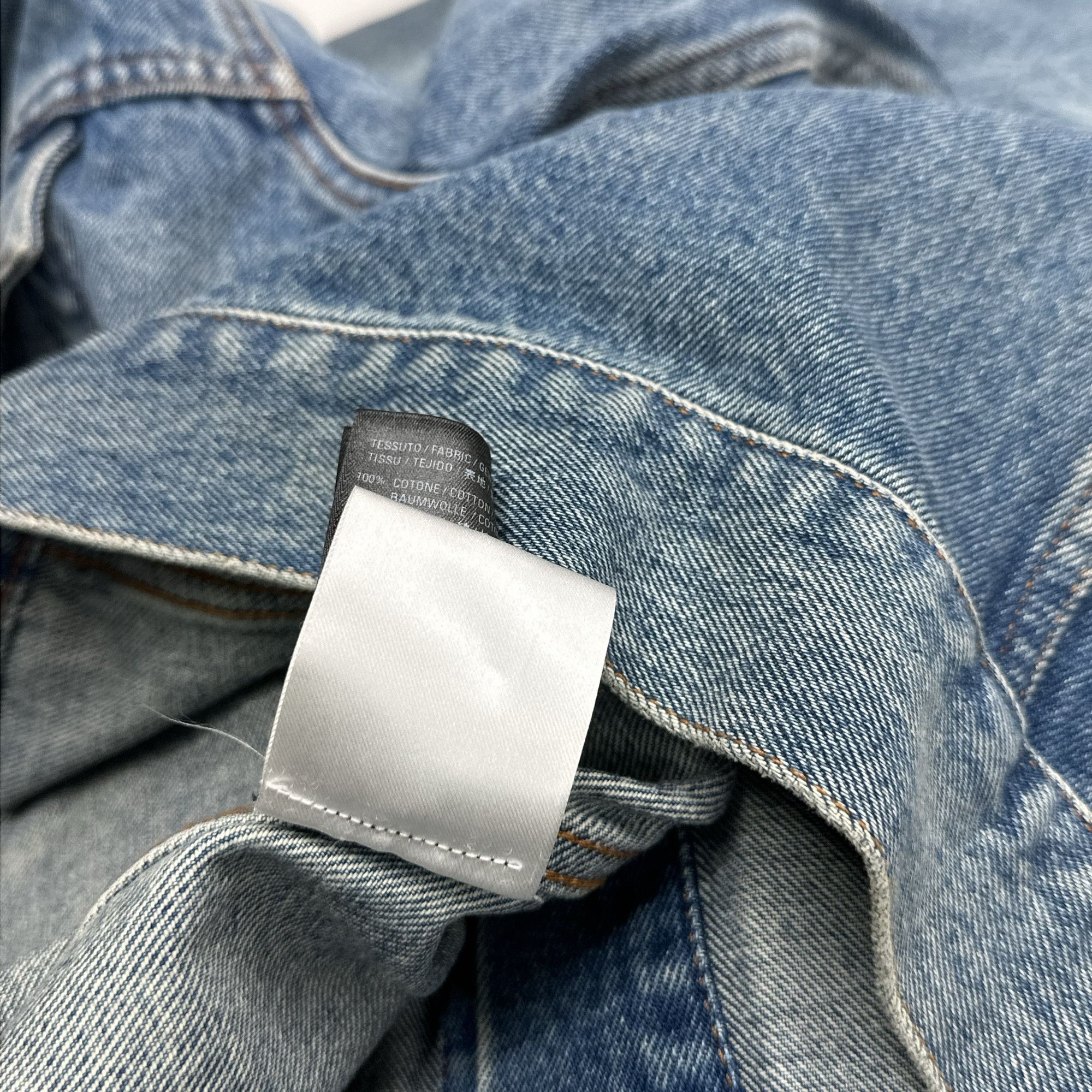 Balenciaga Balenciaga Back Logo Denim Jacket Size 36 Size XS / US 0-2 / IT 36-38 - 6 Thumbnail