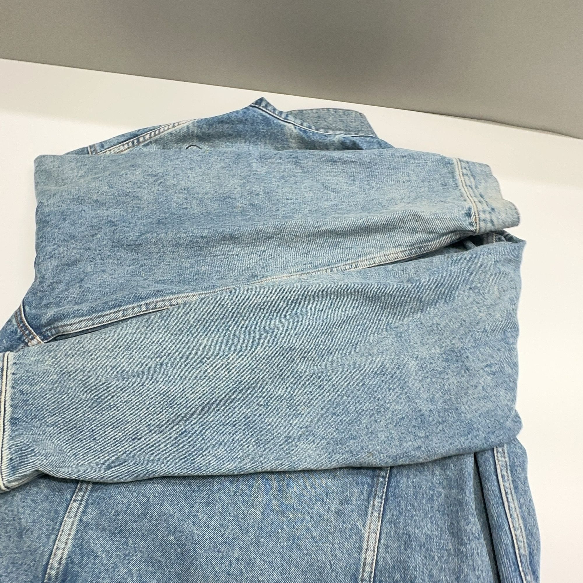 Balenciaga Balenciaga Back Logo Denim Jacket Size 36 Size XS / US 0-2 / IT 36-38 - 12 Thumbnail