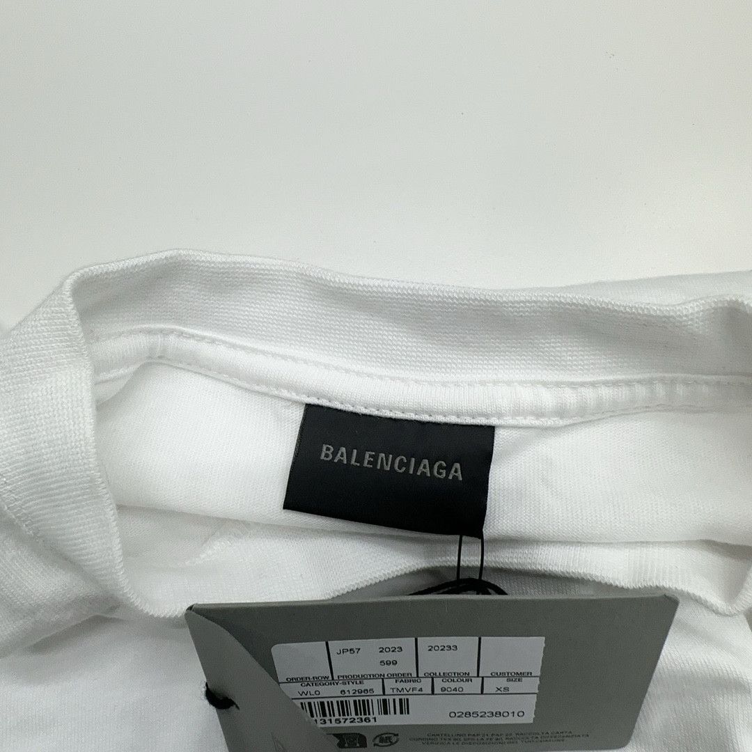 Balenciaga Balenciaga Logo Short Sleeve T-Shirt Size XS Size US XS / EU 42 / 0 - 5 Thumbnail