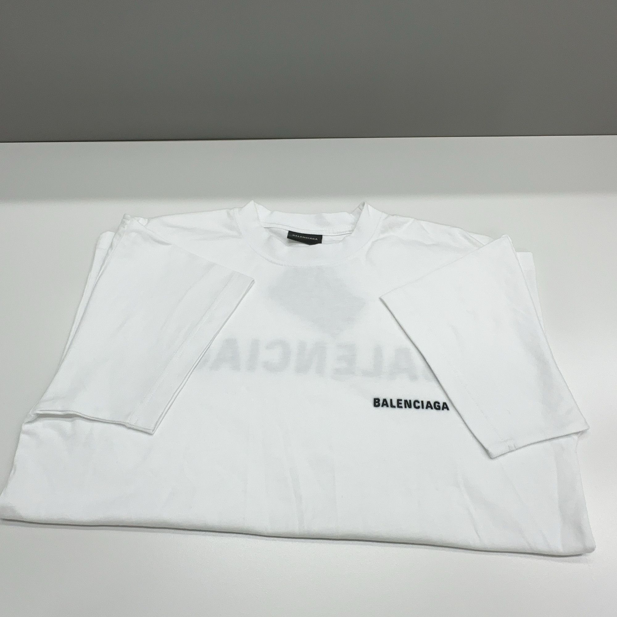 Balenciaga Balenciaga Logo Short Sleeve T-Shirt Size XS Size US XS / EU 42 / 0 - 7 Thumbnail