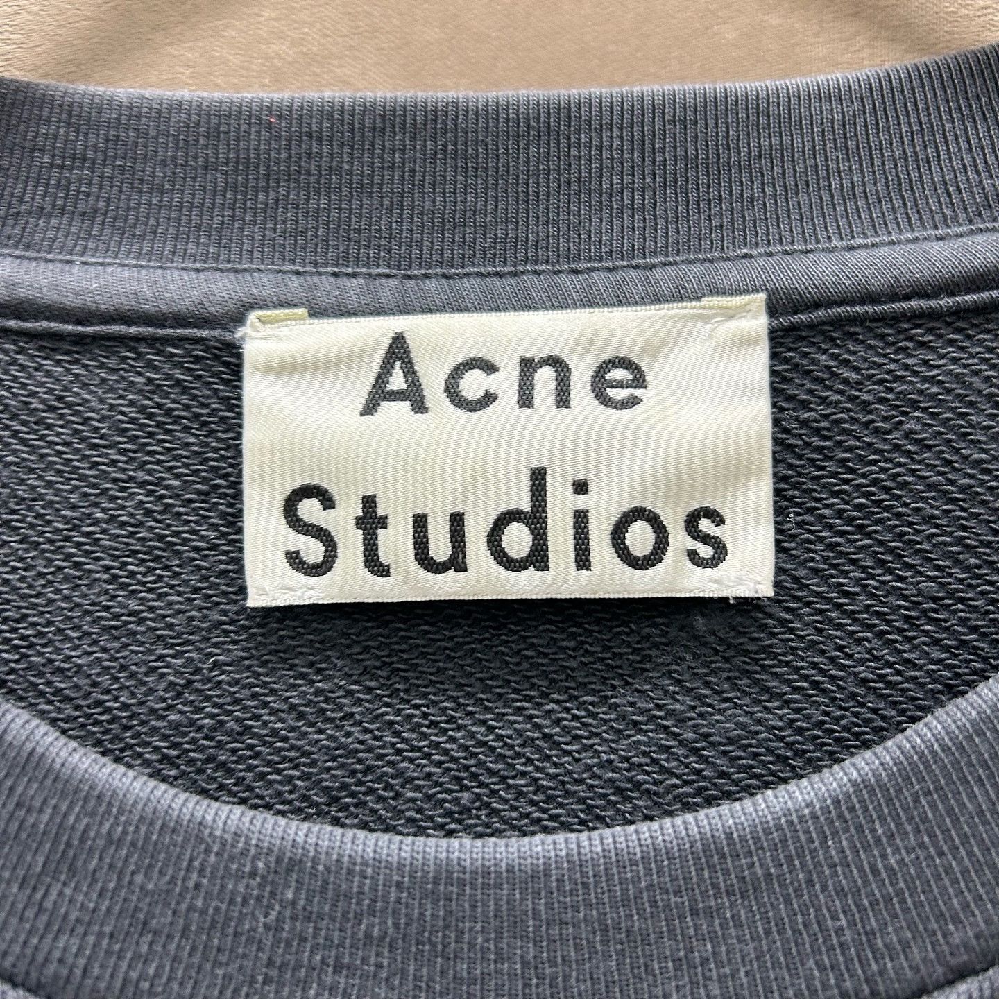 Acne Studios Acne Studios Logo Sweatshirt Black Size S Size US S / EU 44-46 / 1 - 3 Thumbnail