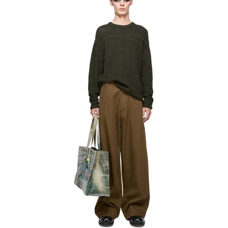 Acne Studios Acne Studios Distressed Crewneck Sweater Size M Size US M / EU 48-50 / 2 - 8 Thumbnail