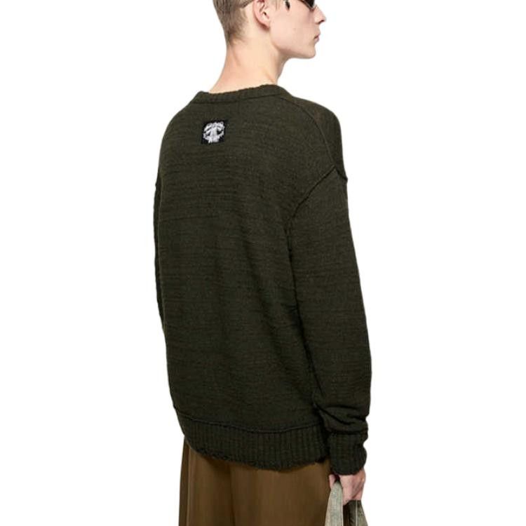 Acne Studios Acne Studios Distressed Crewneck Sweater Size M Size US M / EU 48-50 / 2 - 9 Thumbnail