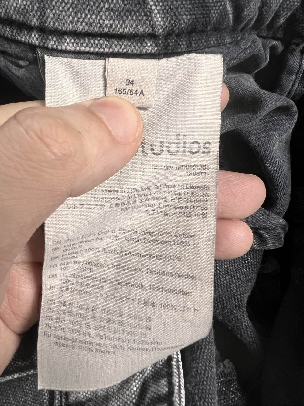 Acne Studios Acne Studios Acid Wash Cargo Jeans Size 34 Size 25" / US 0 / IT 36 - 4 Thumbnail