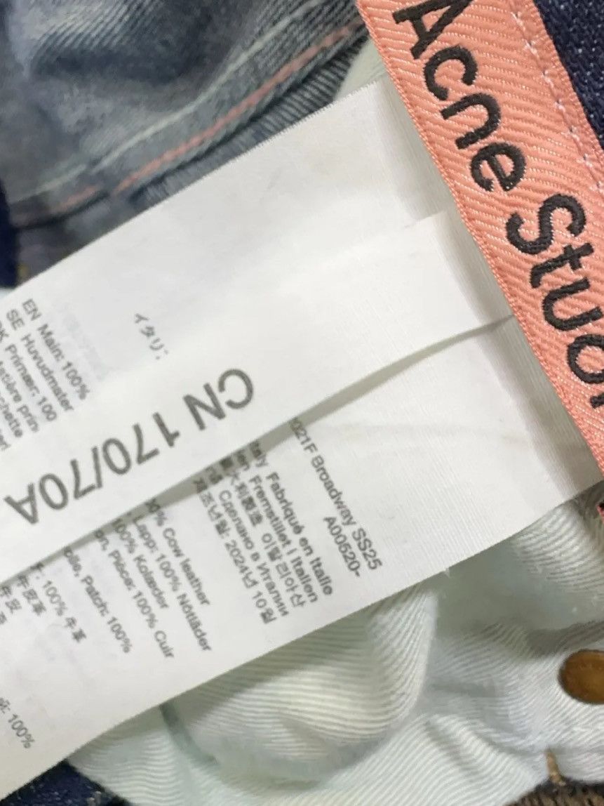 Acne Studios Acne Studios Leather Patch Jeans Size 28 Size 28" / US 6 / IT 42 - 4 Thumbnail