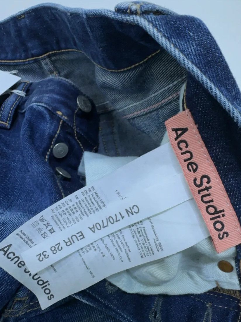 Acne Studios Acne Studios Leather Patch Jeans Size 28 Size 28" / US 6 / IT 42 - 3 Thumbnail