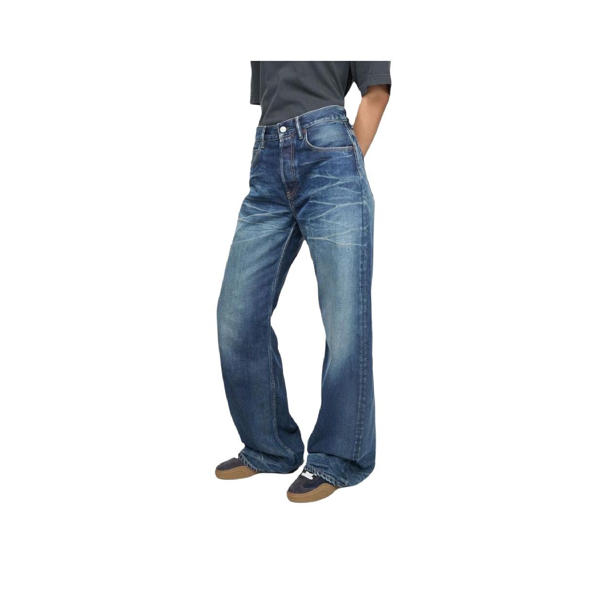 Acne Studios Acne Studios Leather Patch Jeans Size 28 Size 28" / US 6 / IT 42 - 9 Thumbnail