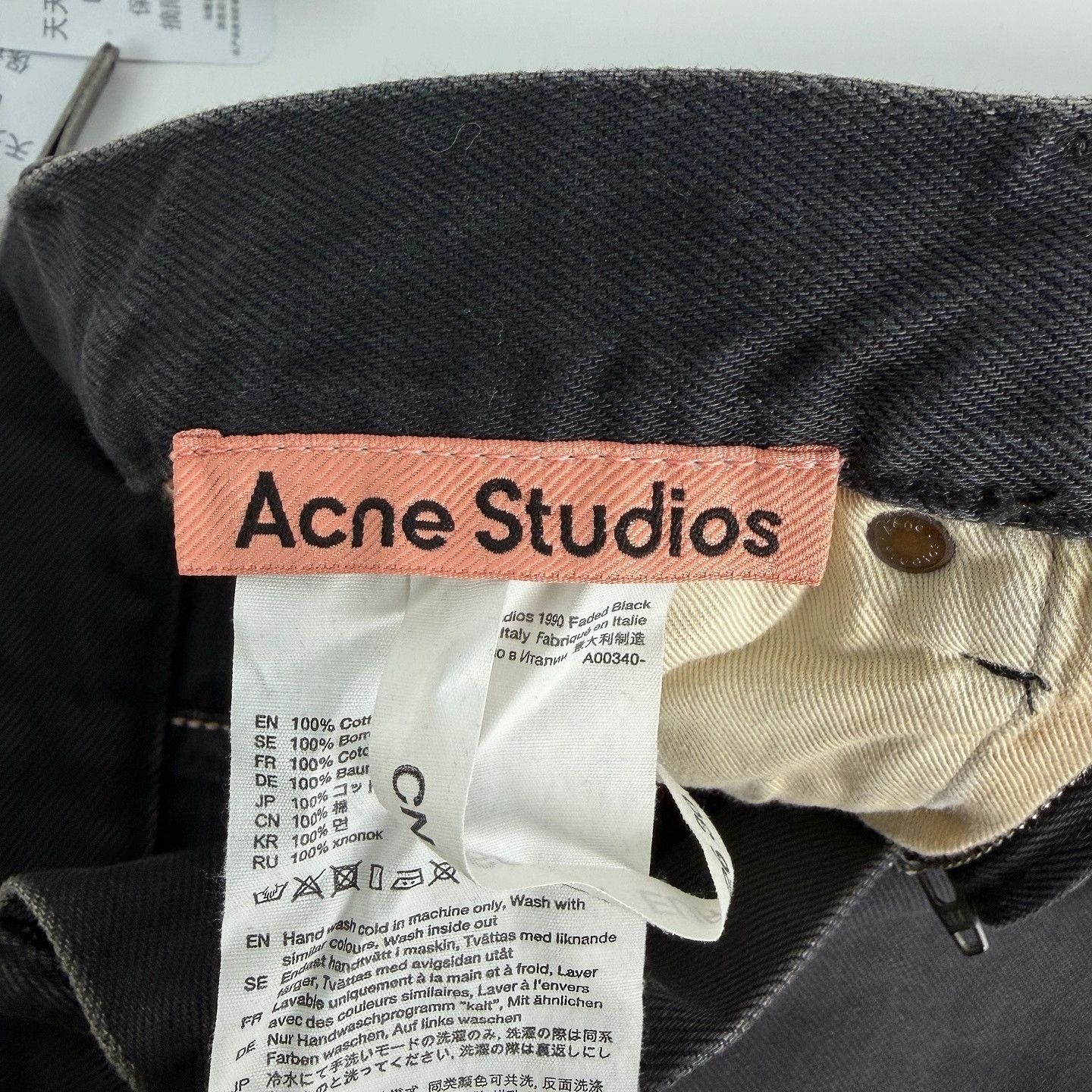 Acne Studios Acne Studios Faded Black Jeans Size 26 Size 26" / US 2 / IT 38 - 3 Thumbnail