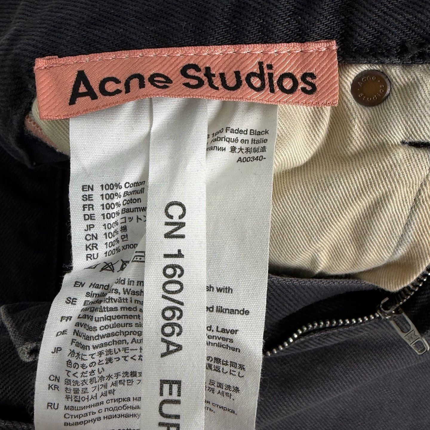 Acne Studios Acne Studios Faded Black Jeans Size 26 Size 26" / US 2 / IT 38 - 5 Thumbnail