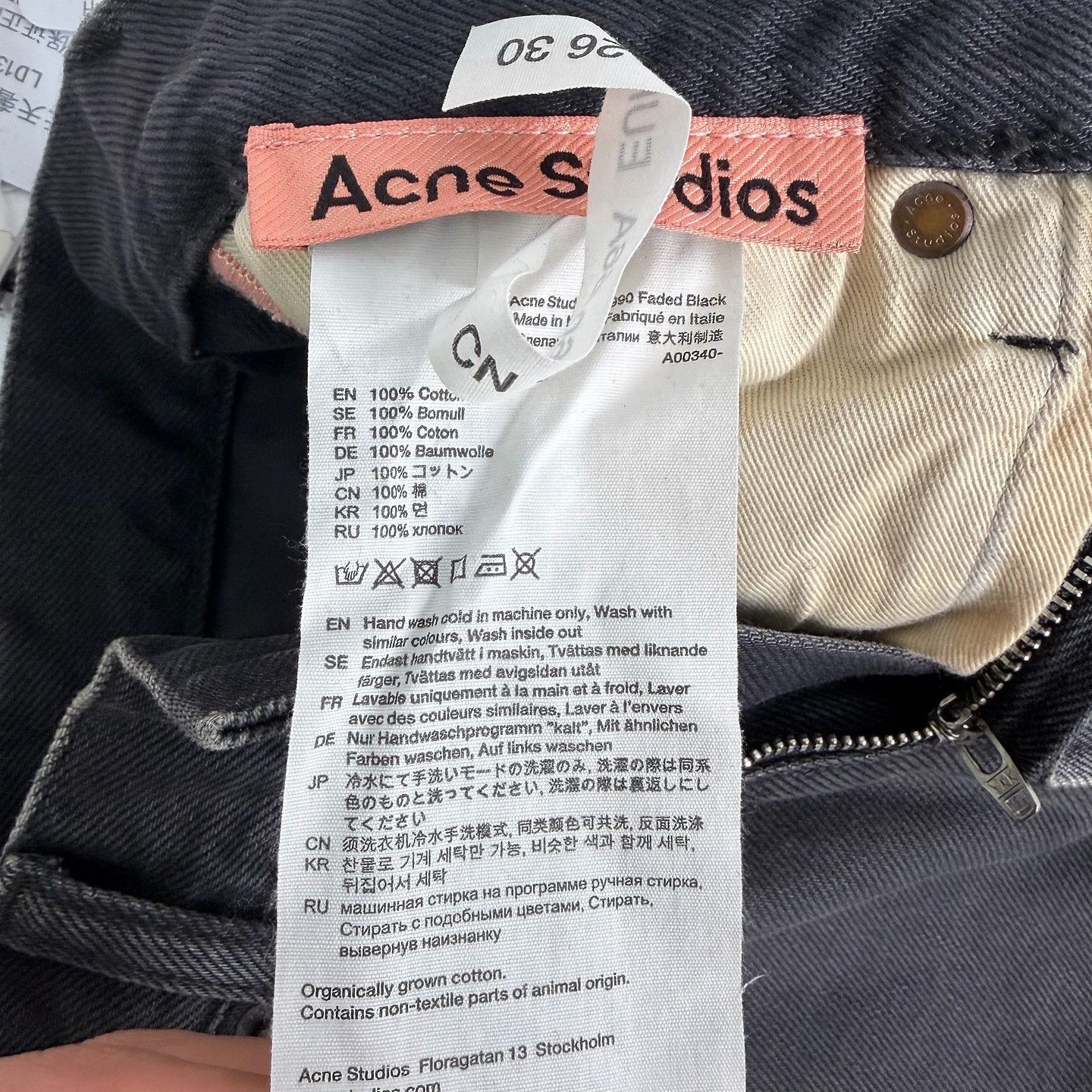 Acne Studios Acne Studios Faded Black Jeans Size 26 Size 26" / US 2 / IT 38 - 4 Thumbnail